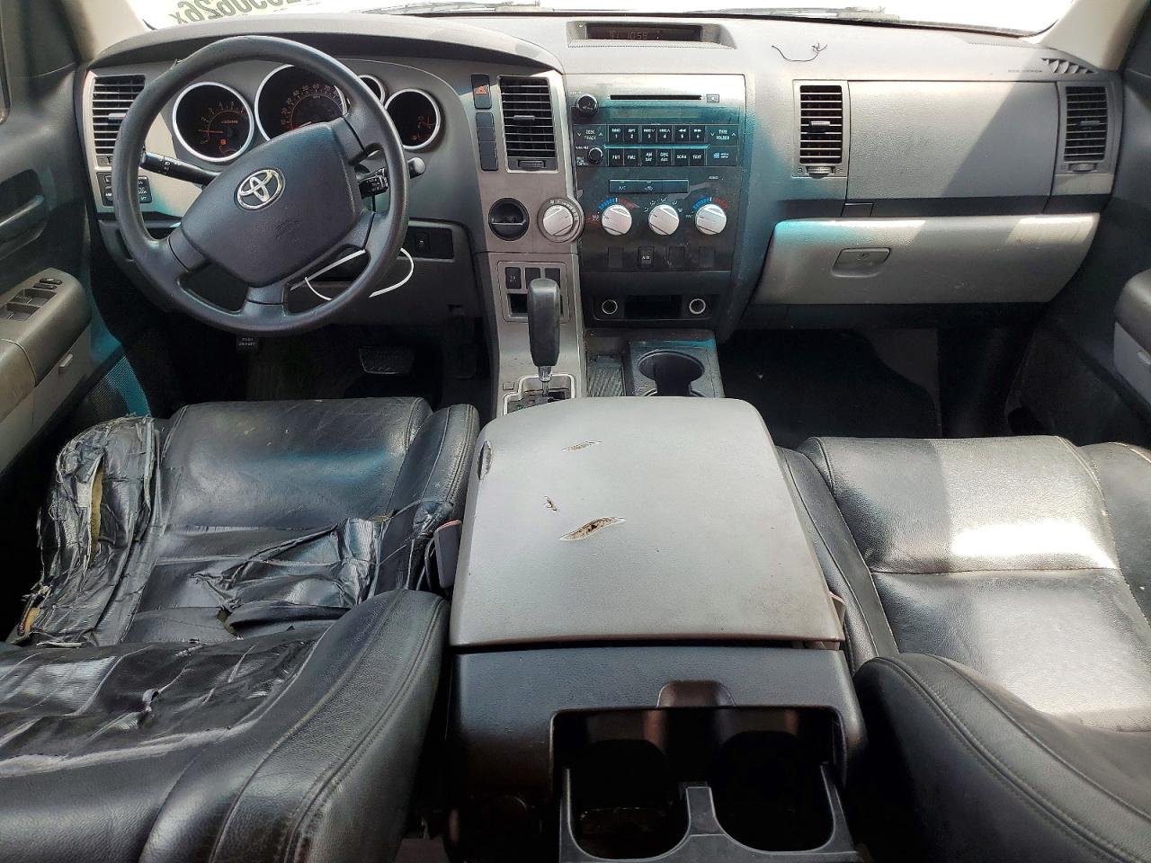 2010 Toyota Tundra Double Cab Sr5 Silver vin: 5TFTY5F16AX006977