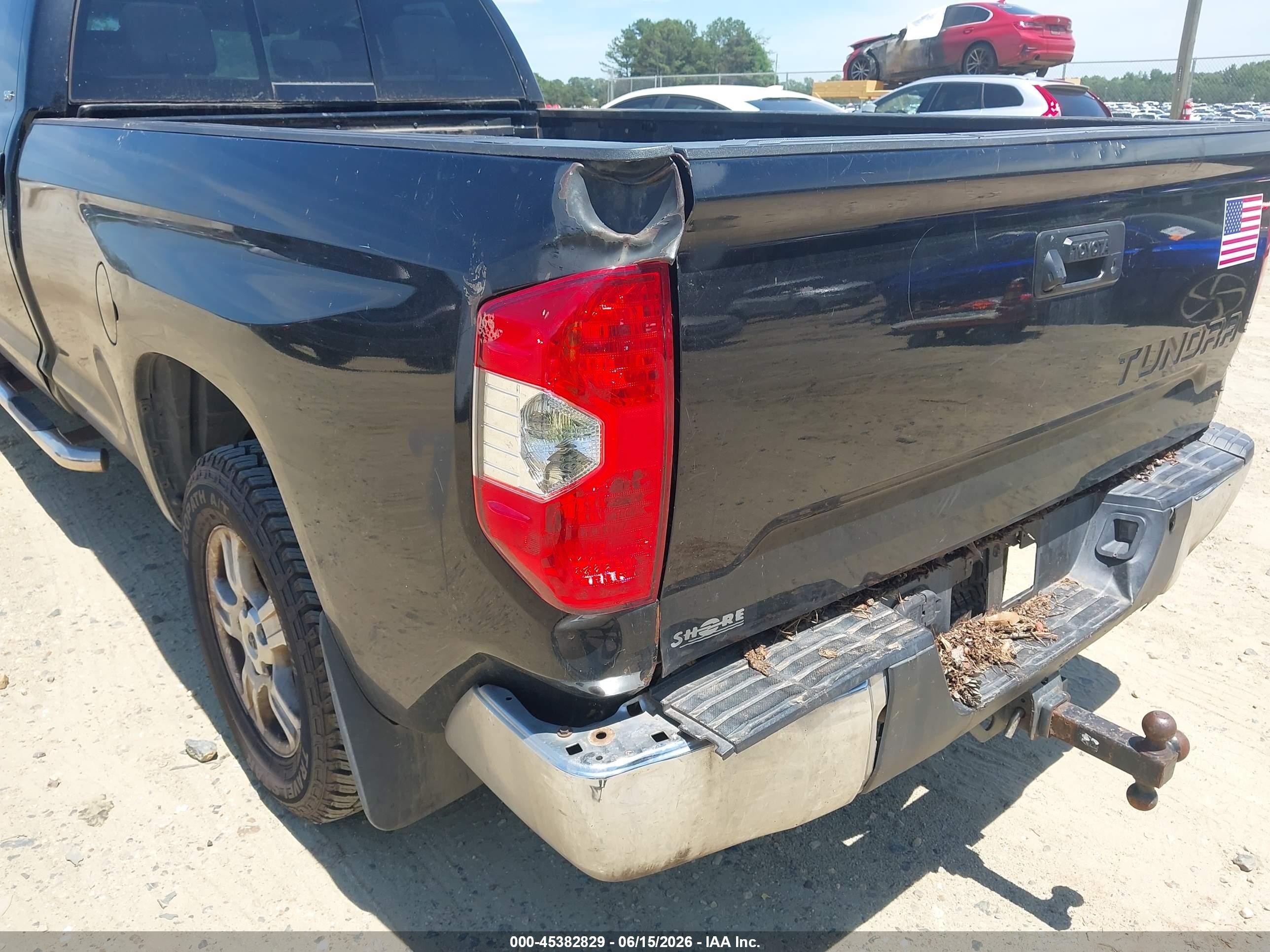 2014 Toyota Tundra Sr5 5.7l V8 Black vin: 5TFTY5F17EX008436