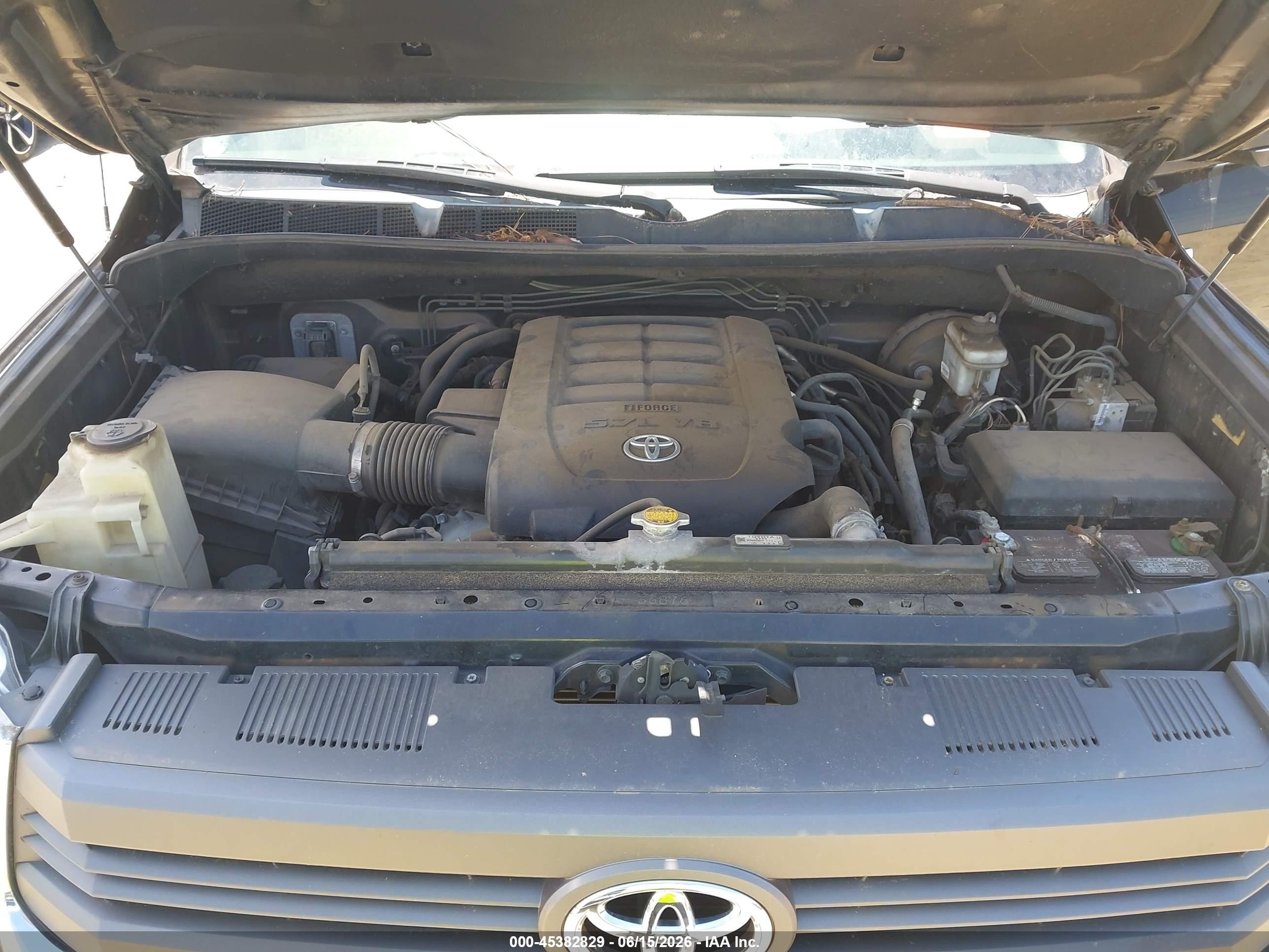 2014 Toyota Tundra Sr5 5.7l V8 Black vin: 5TFTY5F17EX008436