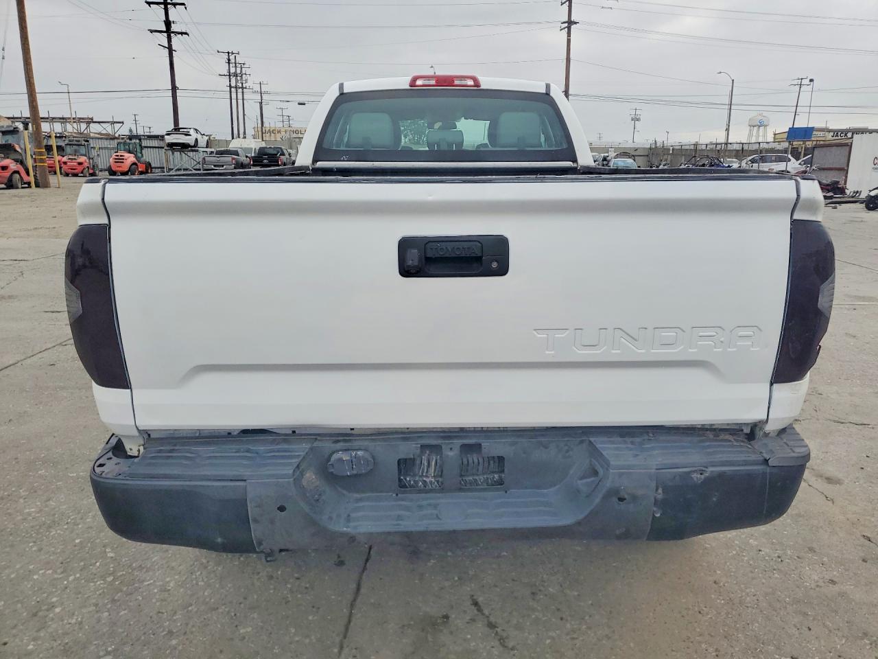 2015 Toyota Tundra Sr White vin: 5TFTY5F17FX008941