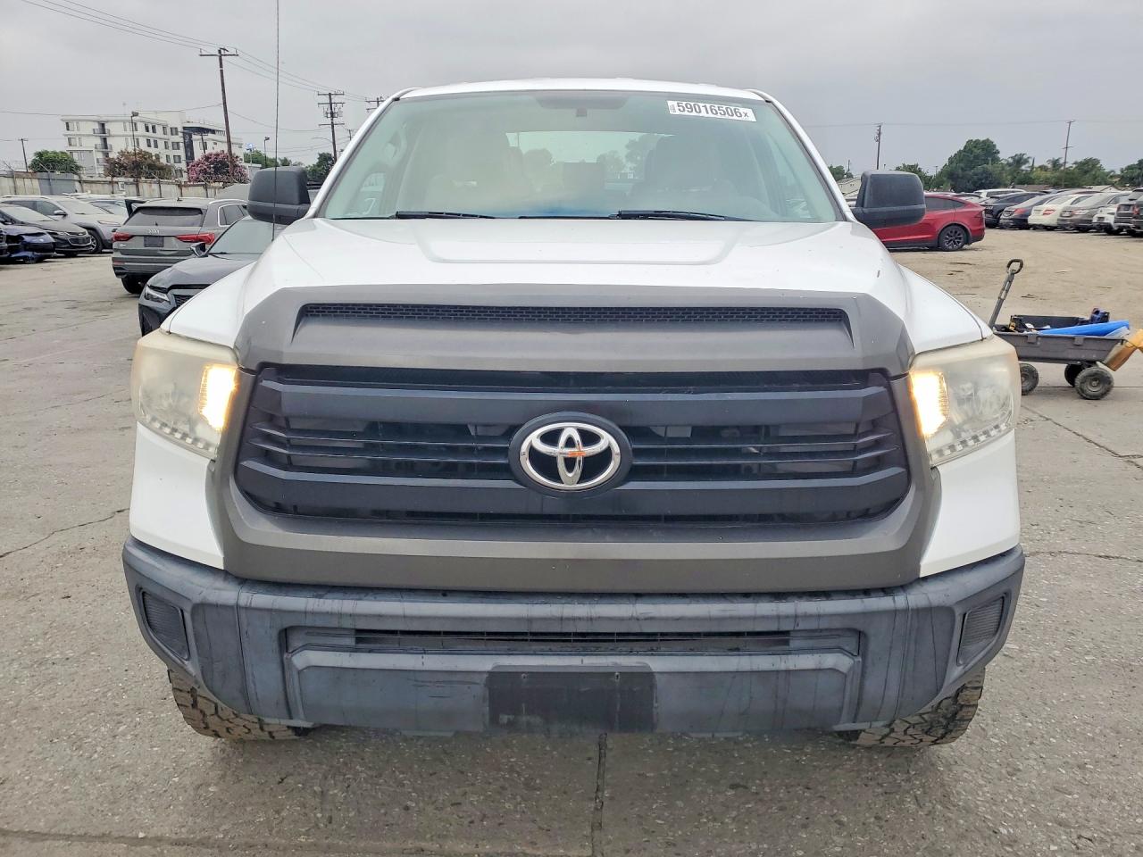 2015 Toyota Tundra Sr White vin: 5TFTY5F17FX008941