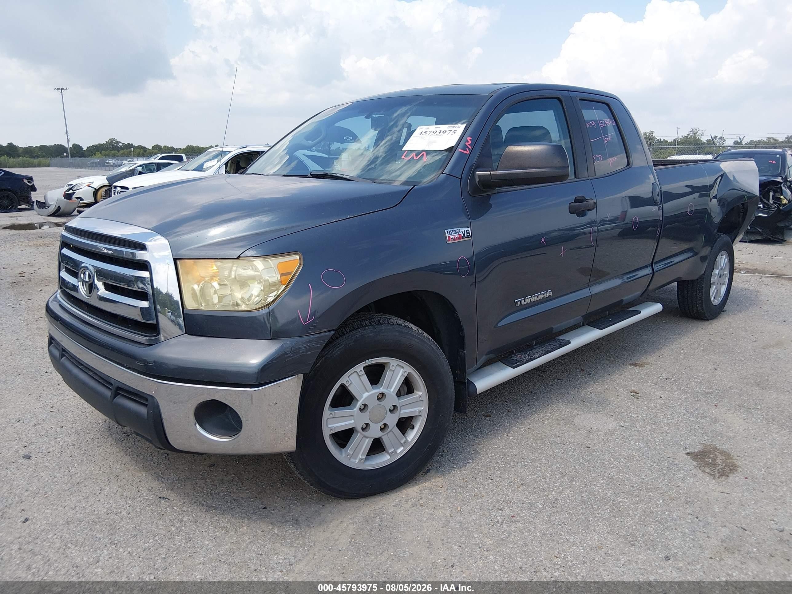 2010 Toyota Tundra Grade 5.7l V8 Серый vin: 5TFTY5F19AX006441