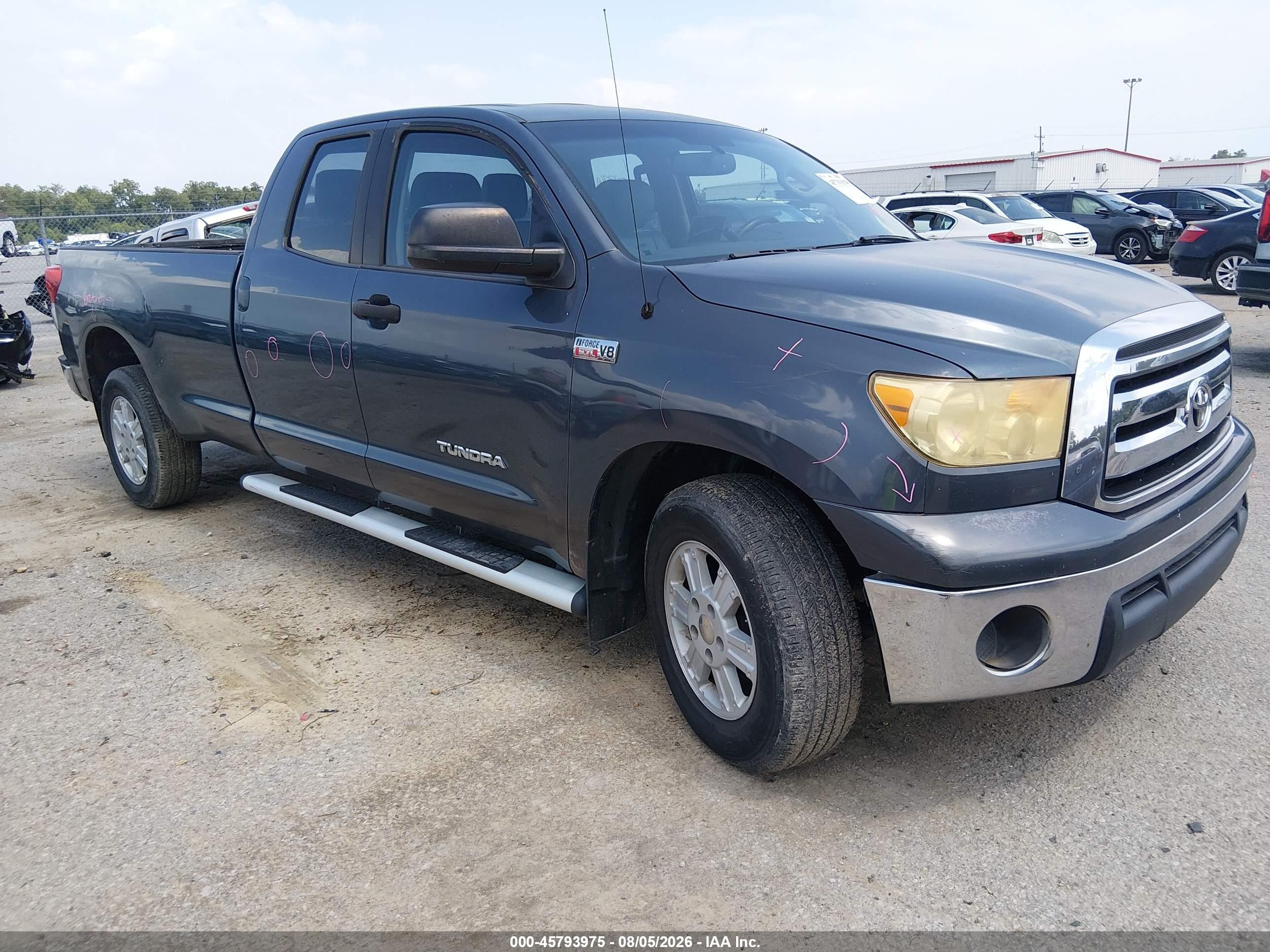2010 Toyota Tundra Grade 5.7l V8 Серый vin: 5TFTY5F19AX006441