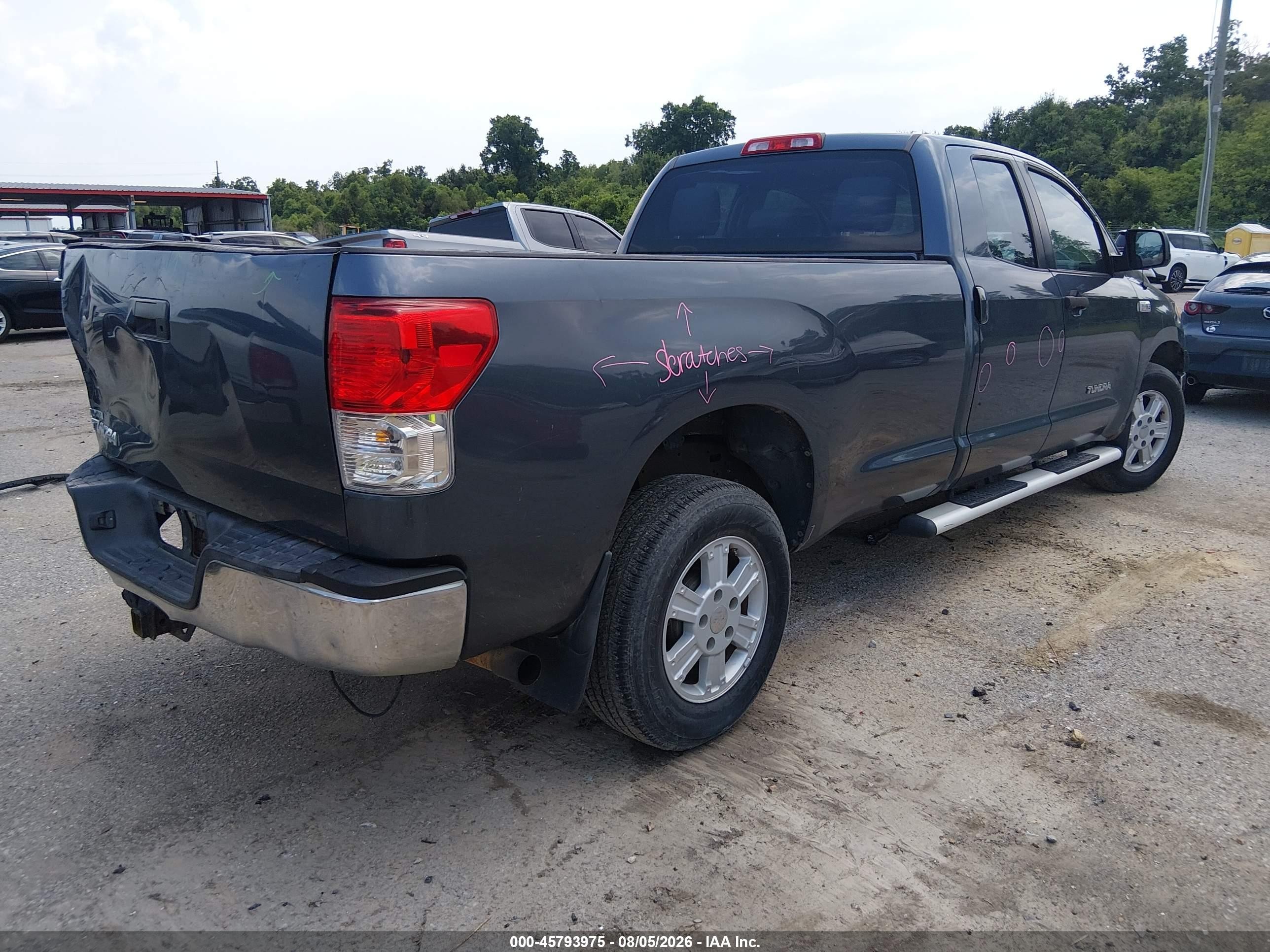 2010 Toyota Tundra Grade 5.7l V8 Серый vin: 5TFTY5F19AX006441