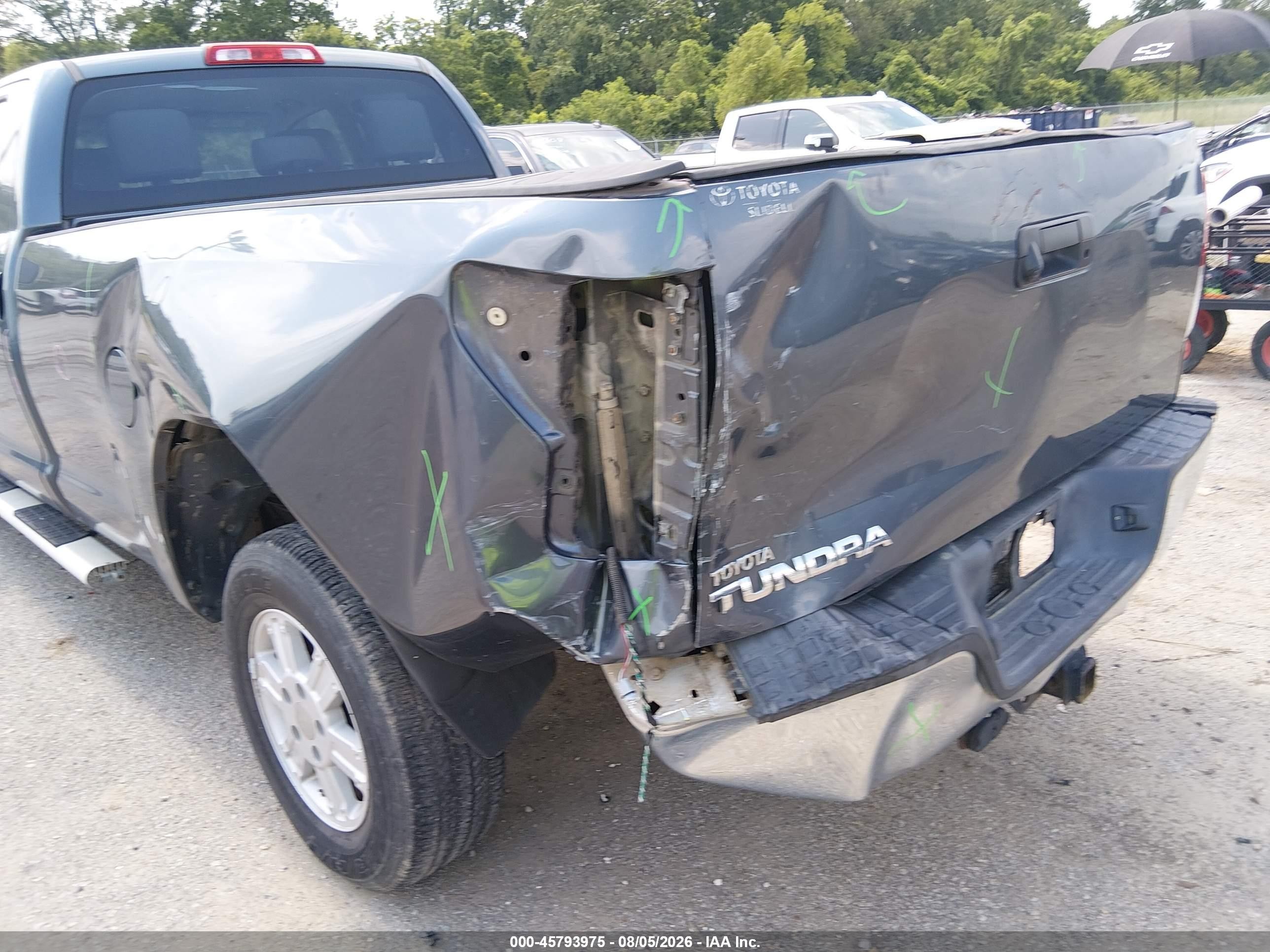 2010 Toyota Tundra Grade 5.7l V8 Серый vin: 5TFTY5F19AX006441