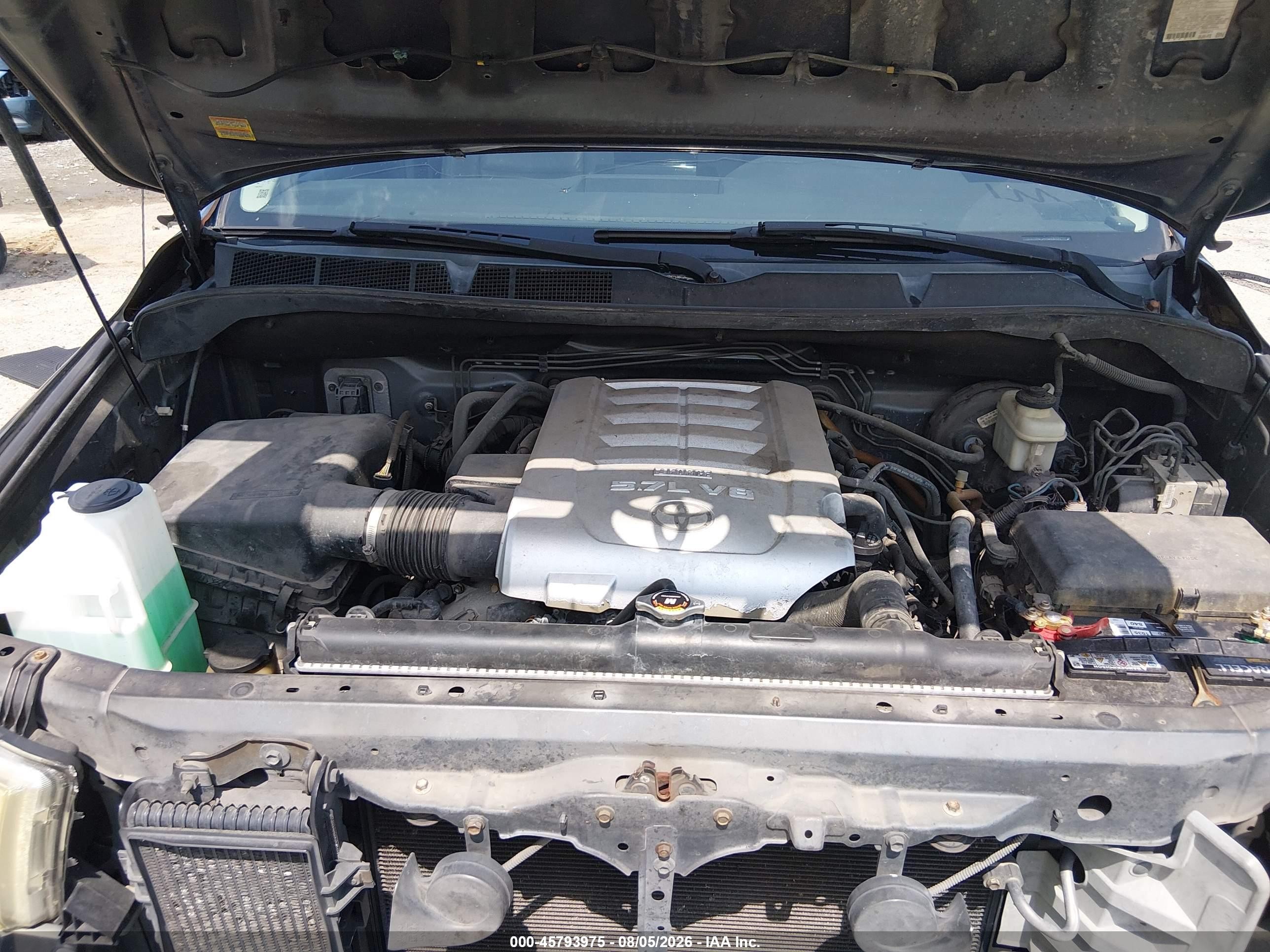 2010 Toyota Tundra Grade 5.7l V8 Серый vin: 5TFTY5F19AX006441