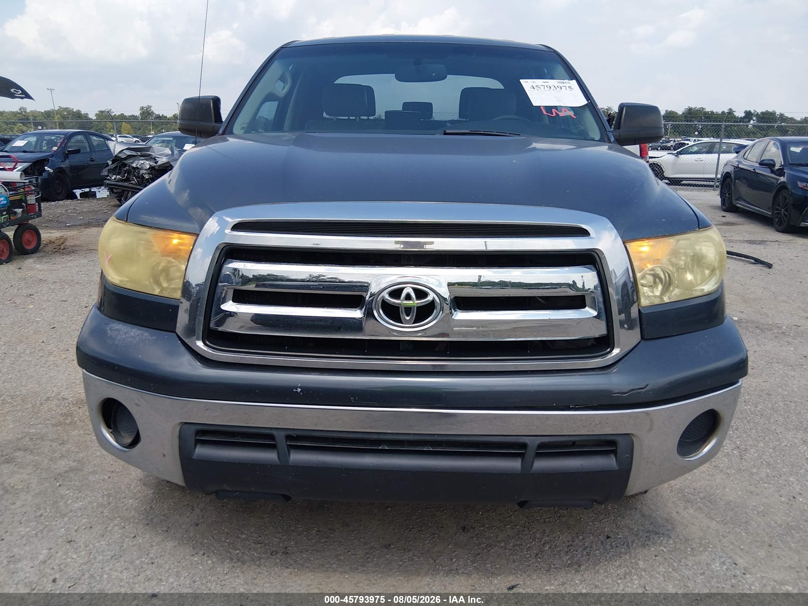 2010 Toyota Tundra Grade 5.7l V8 Серый vin: 5TFTY5F19AX006441