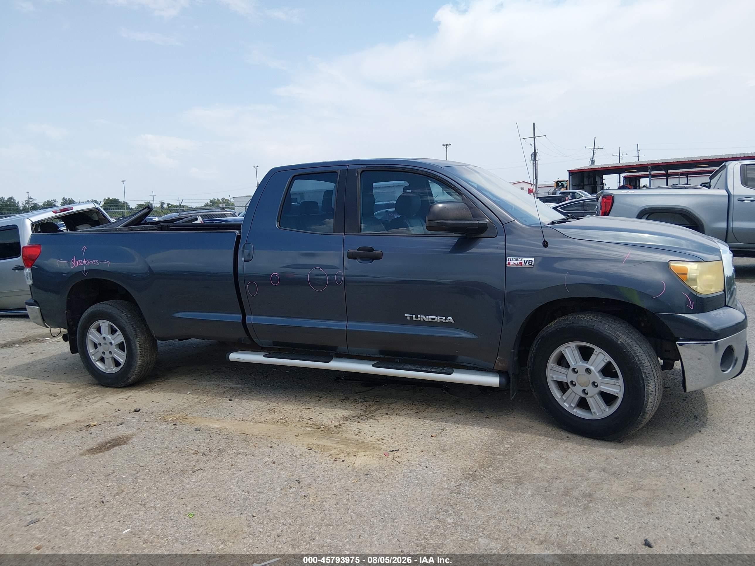 2010 Toyota Tundra Grade 5.7l V8 Серый vin: 5TFTY5F19AX006441