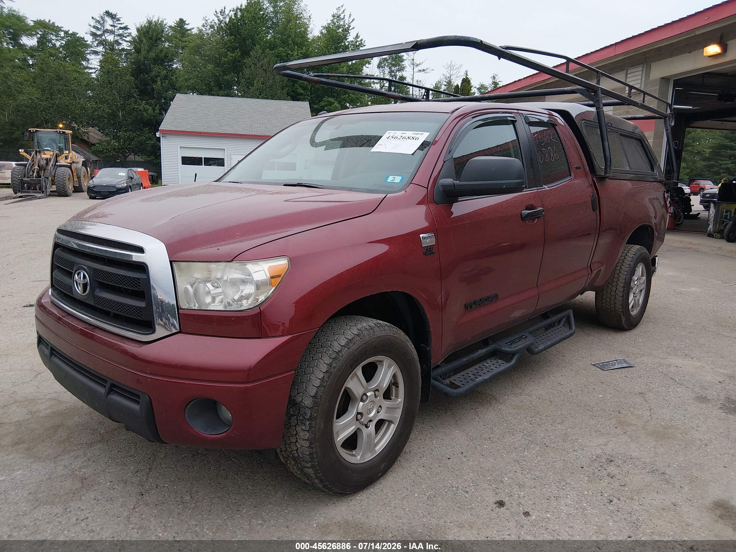 2010 Toyota Tundra Grade 4.6l V8 Red vin: 5TFUM5F10AX002469