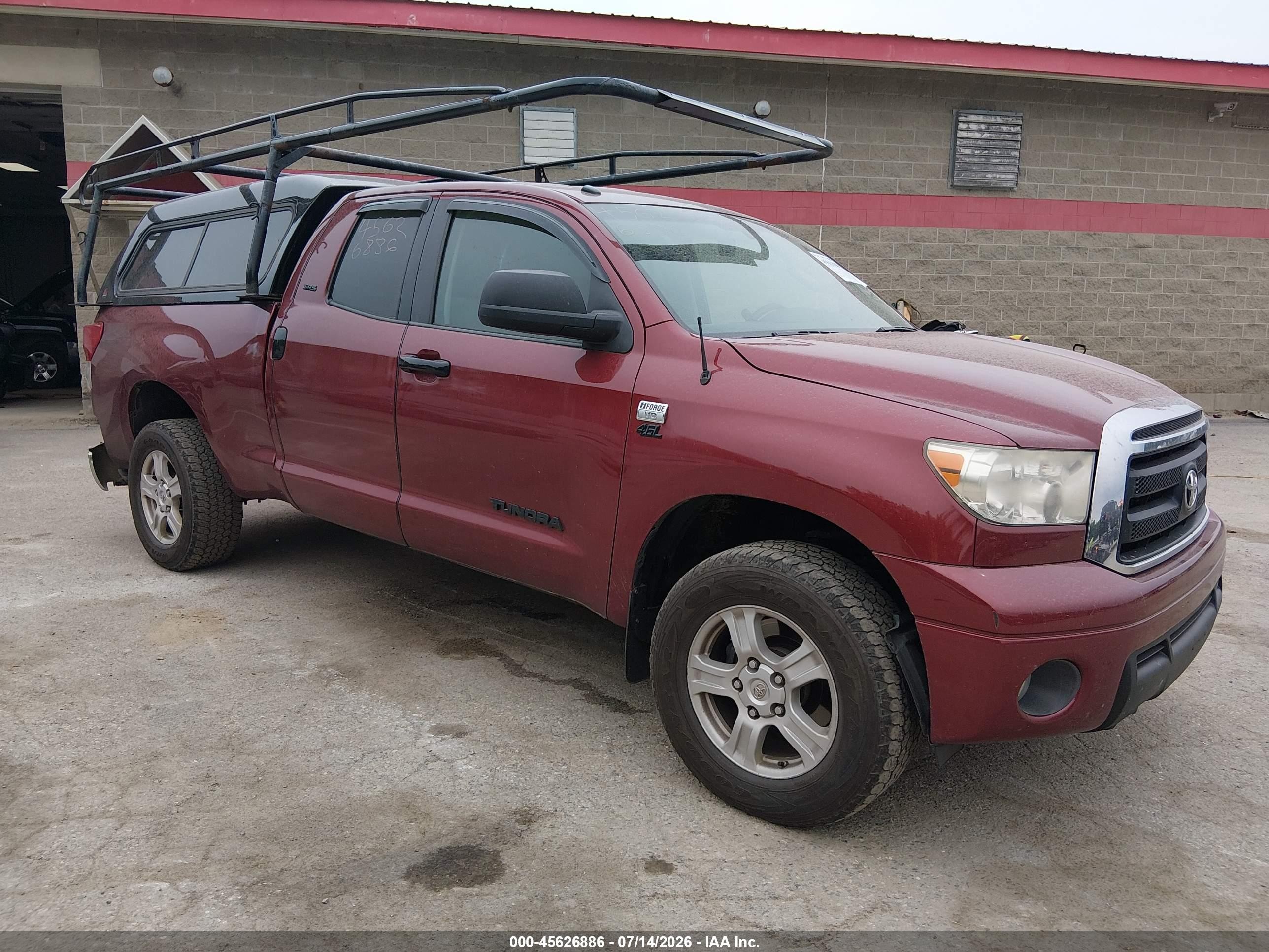 2010 Toyota Tundra Grade 4.6l V8 Red vin: 5TFUM5F10AX002469