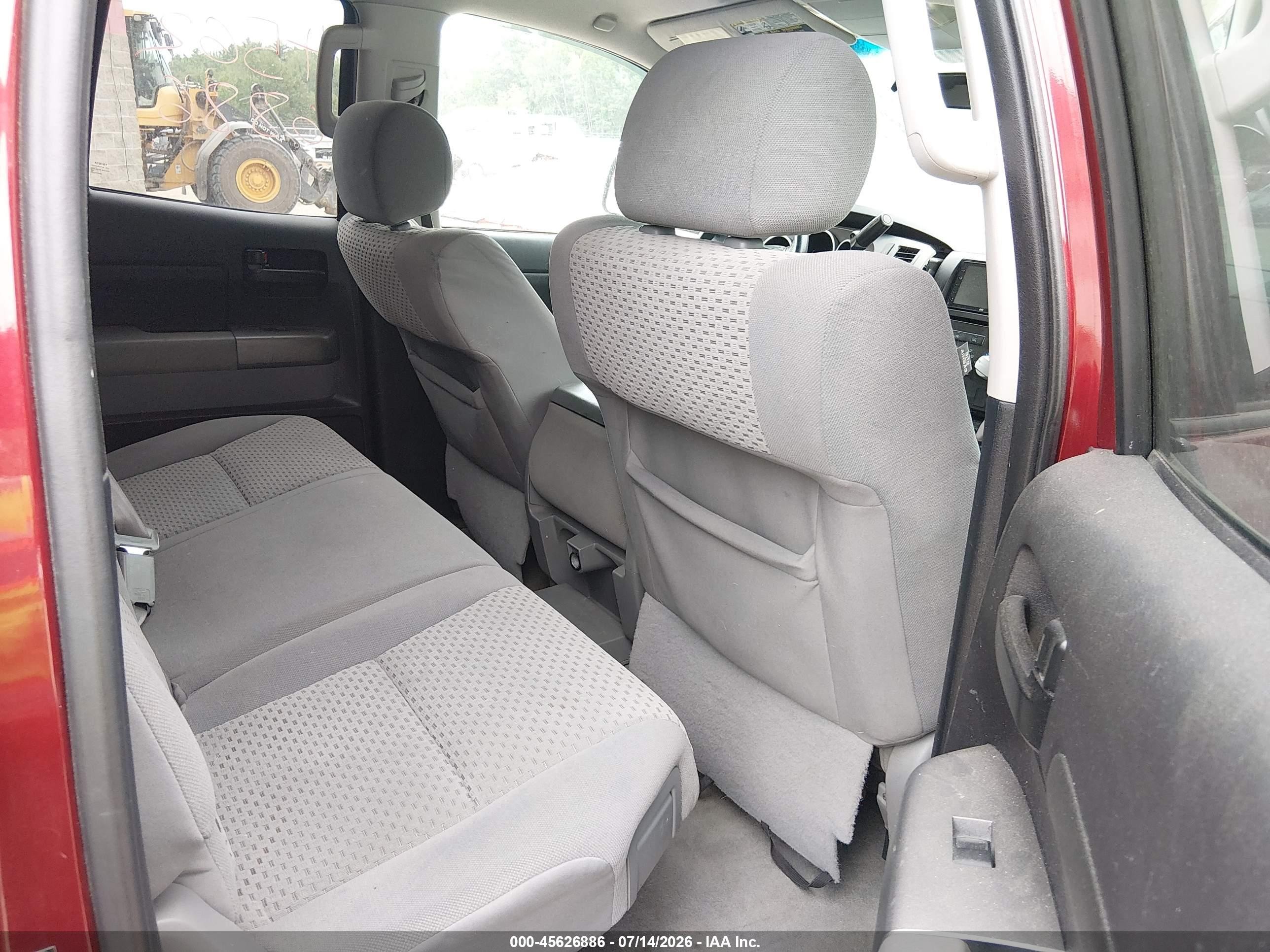 2010 Toyota Tundra Grade 4.6l V8 Red vin: 5TFUM5F10AX002469