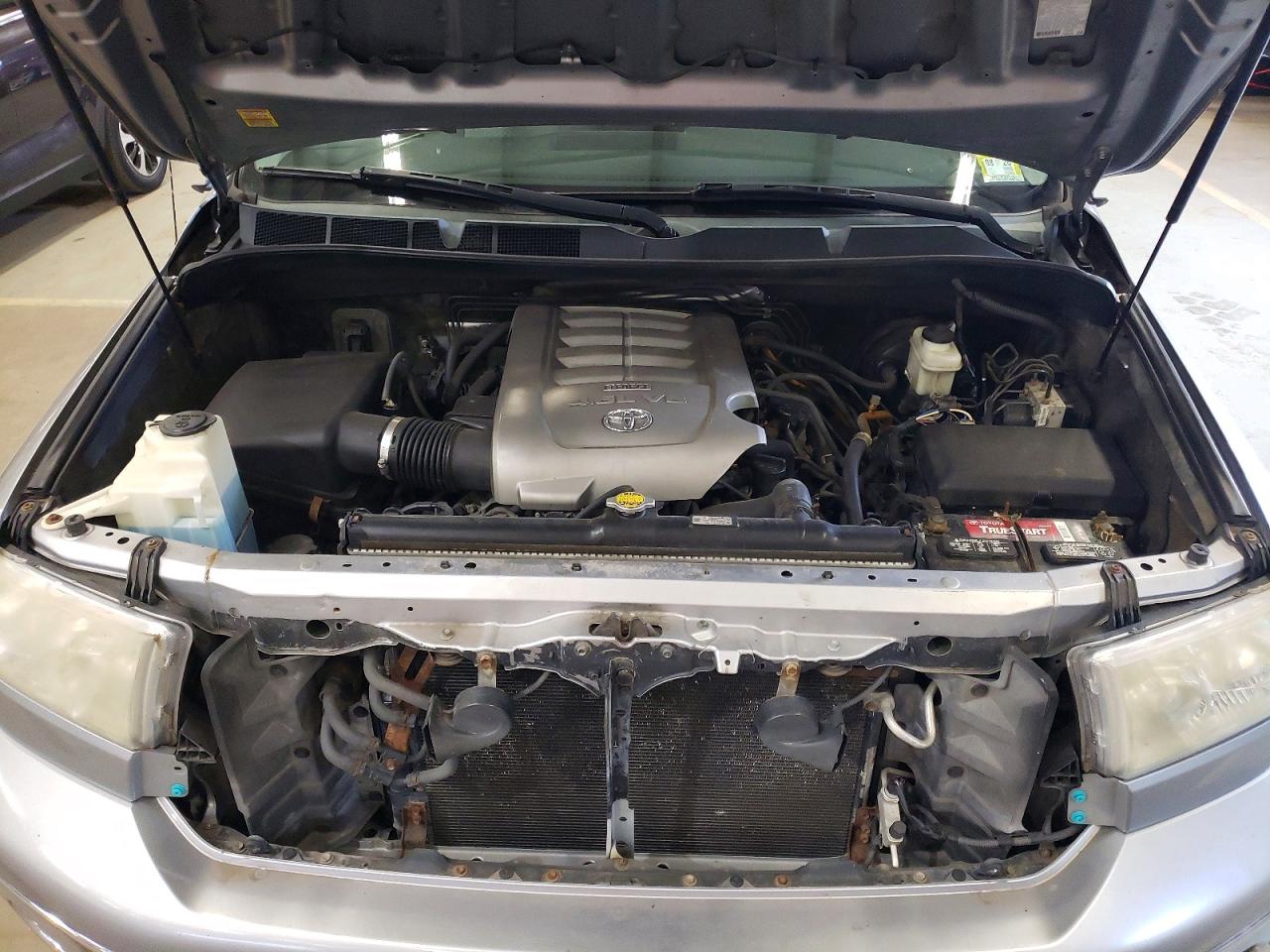 2010 Toyota Tundra Double Cab Sr5 Silver vin: 5TFUM5F10AX012886