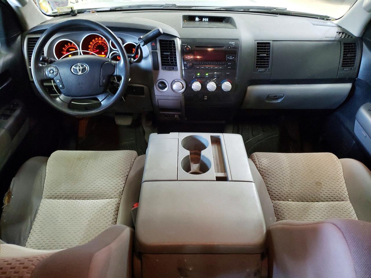 2010 Toyota Tundra Double Cab Sr5 Silver vin: 5TFUM5F10AX012886