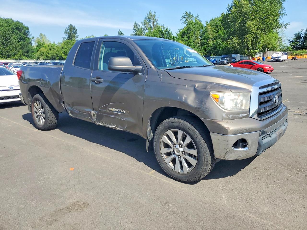 2011 Toyota Tundra Double Cab Sr5 Серый vin: 5TFUM5F10BX026031
