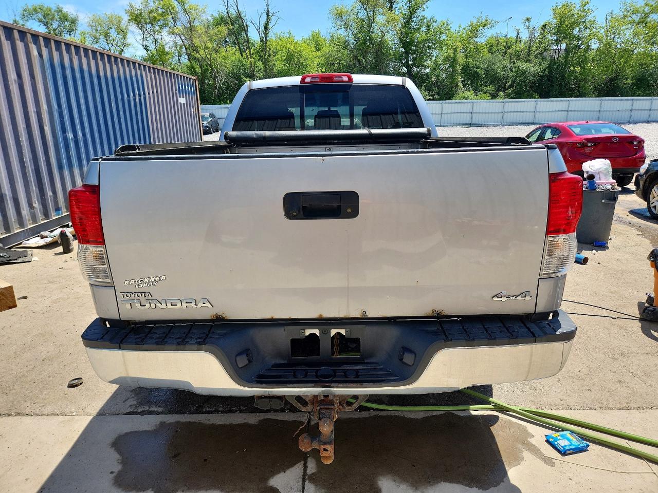 2012 Toyota Tundra Double Cab Sr5 Silver vin: 5TFUM5F10CX036978