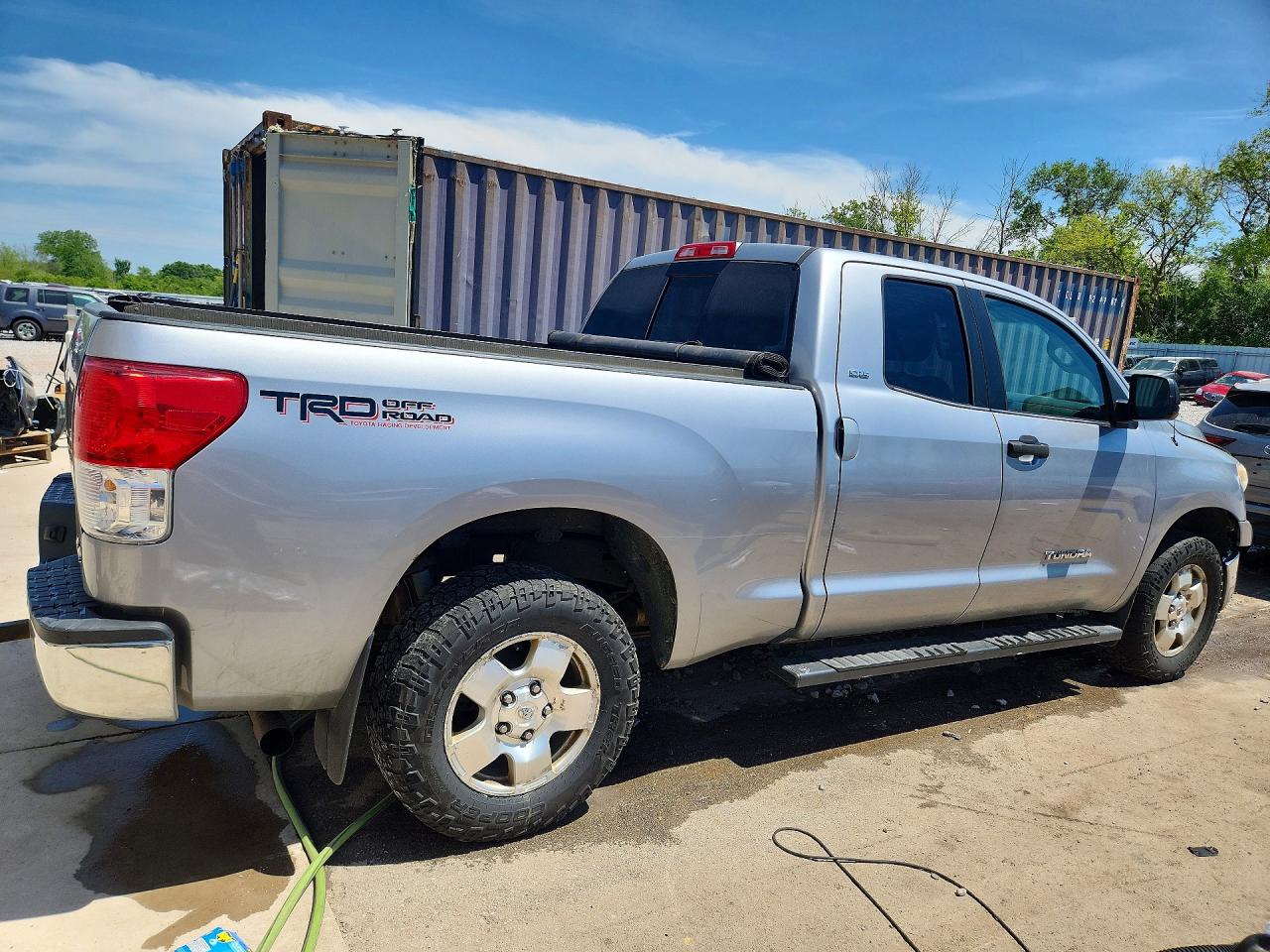 2012 Toyota Tundra Double Cab Sr5 Silver vin: 5TFUM5F10CX036978