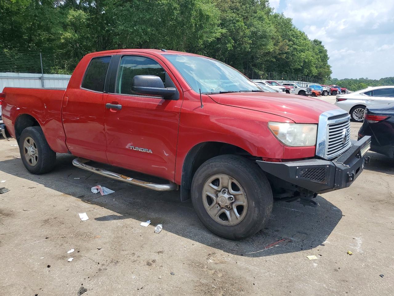 2013 Toyota Tundra Double Cab Sr5 Red vin: 5TFUM5F10DX042913