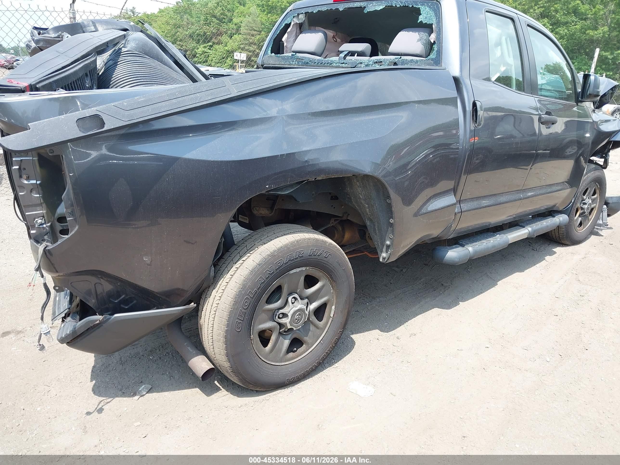 2014 Toyota Tundra Sr 4.6l V8 Gray vin: 5TFUM5F10EX051225