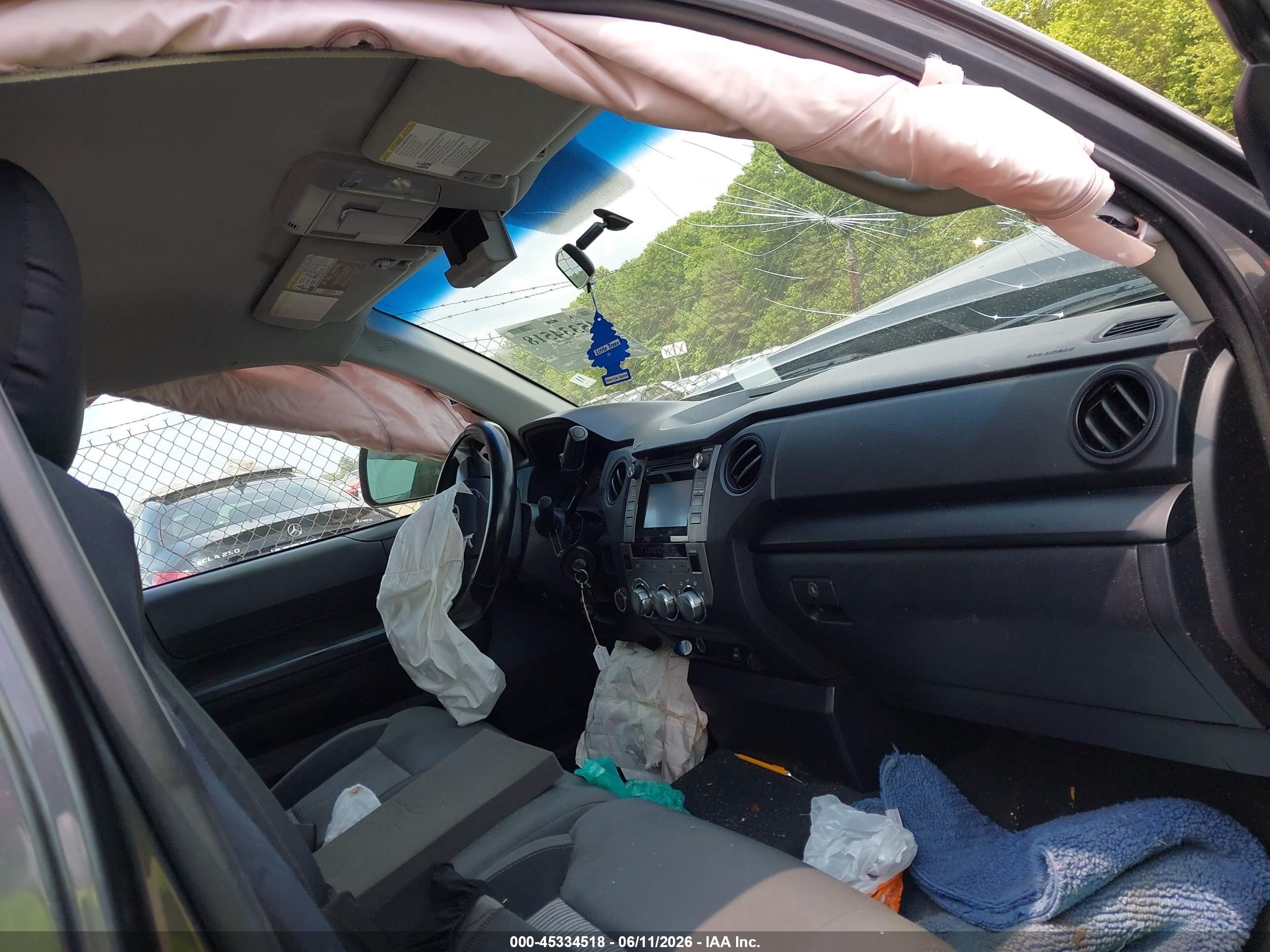 2014 Toyota Tundra Sr 4.6l V8 Gray vin: 5TFUM5F10EX051225
