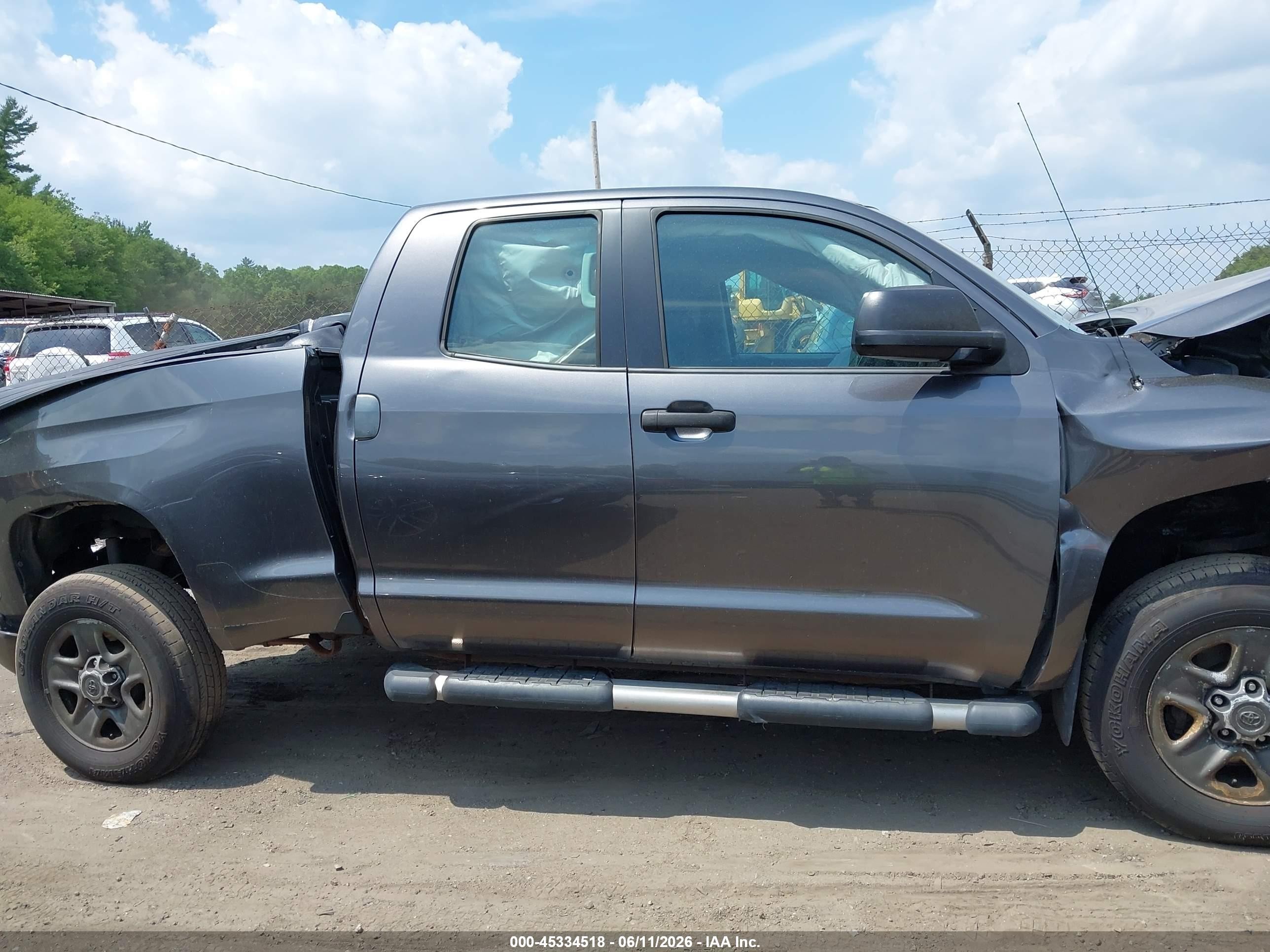 2014 Toyota Tundra Sr 4.6l V8 Gray vin: 5TFUM5F10EX051225