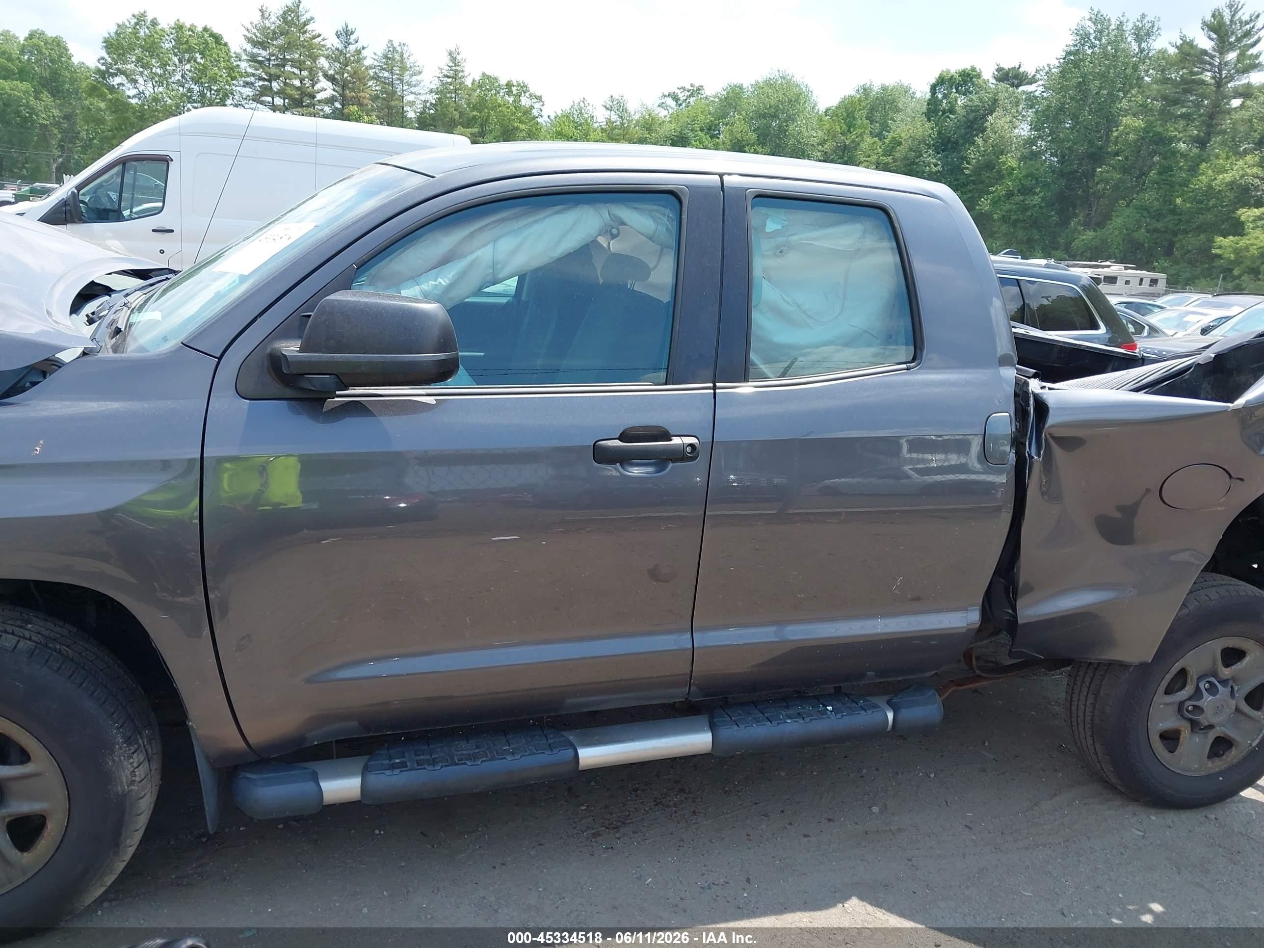 2014 Toyota Tundra Sr 4.6l V8 Gray vin: 5TFUM5F10EX051225