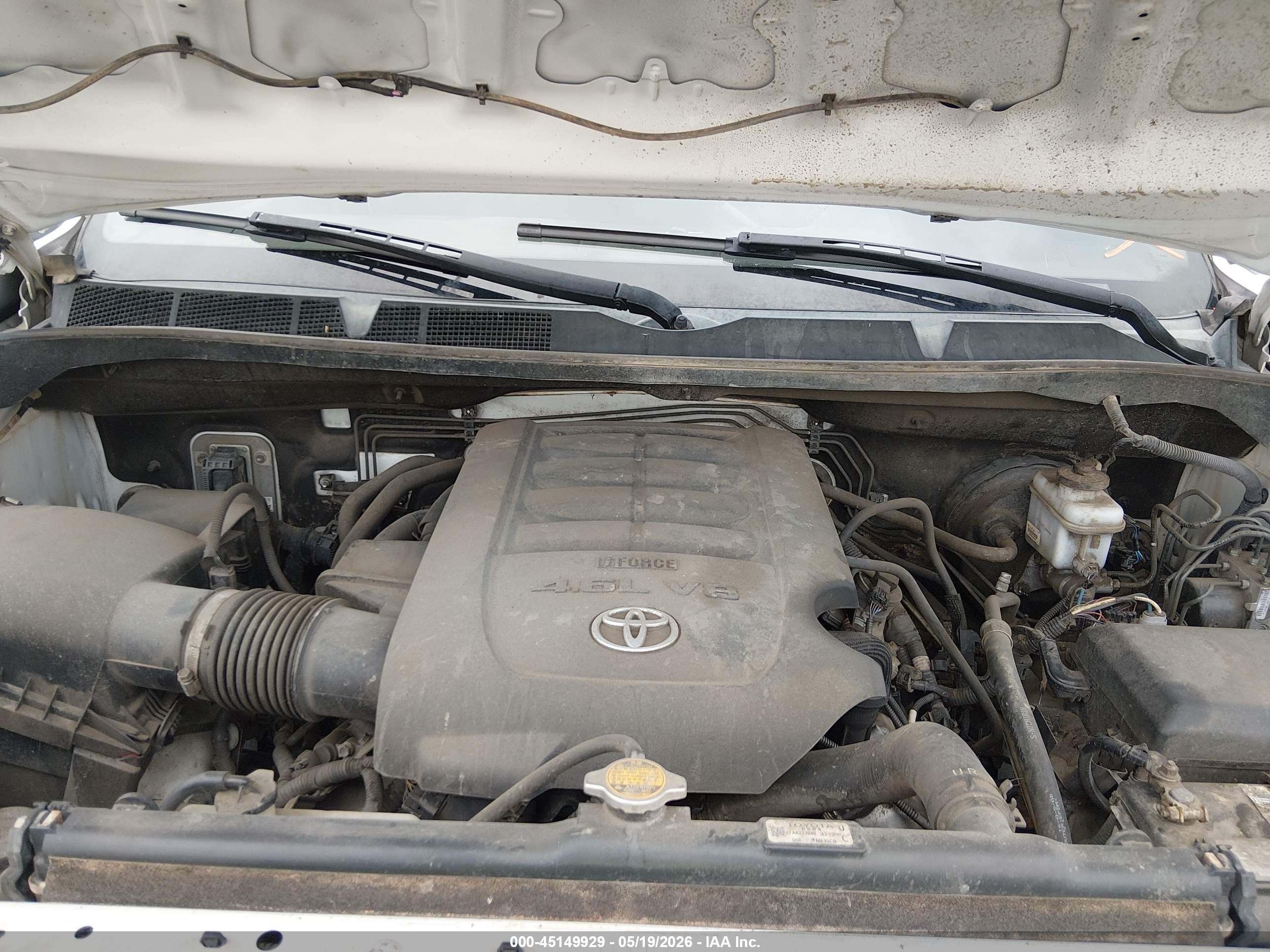 2015 Toyota Tundra Sr 4.6l V8 White vin: 5TFUM5F10FX063246
