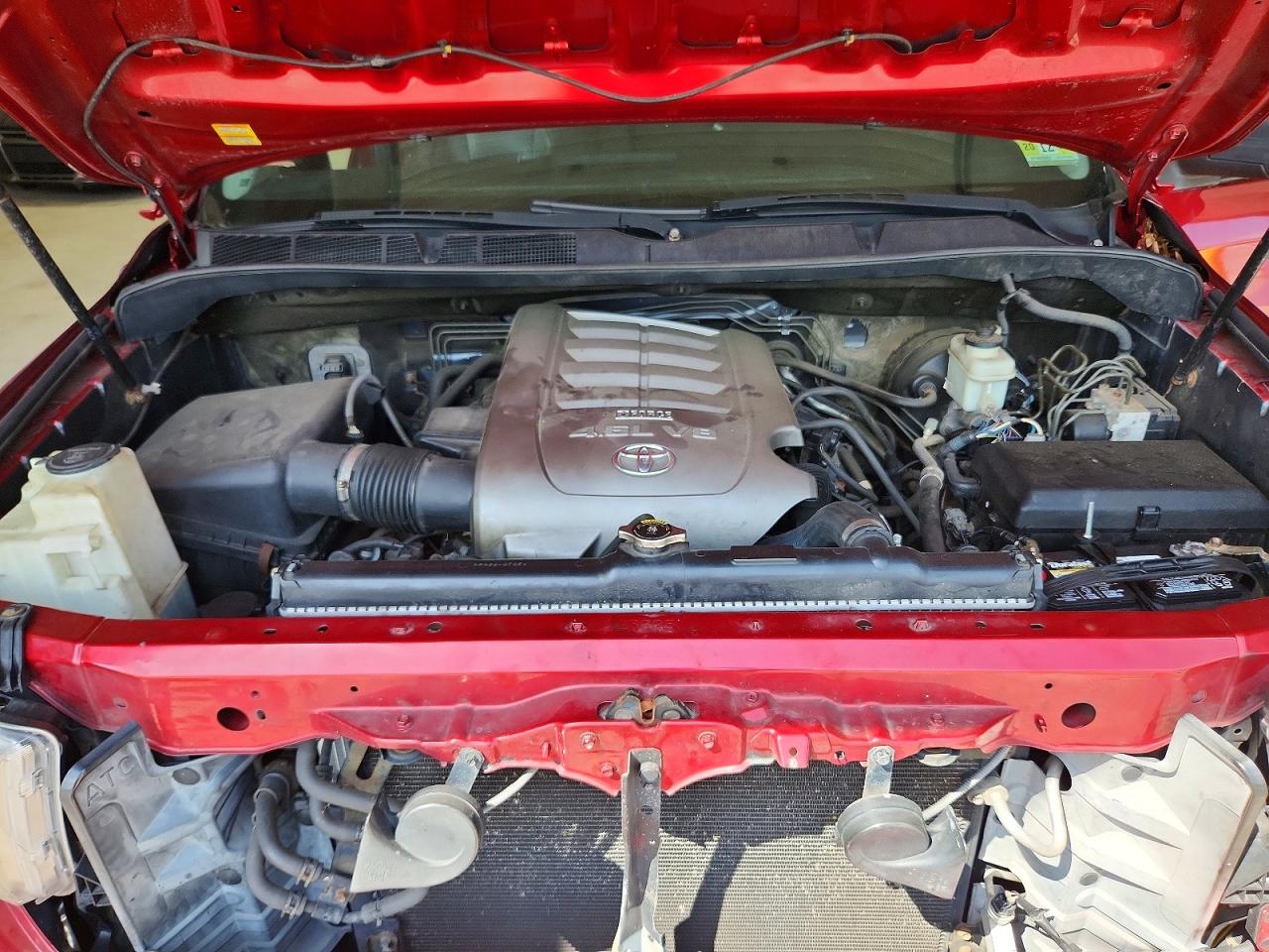 2010 Toyota Tundra Double Cab Sr5 Red vin: 5TFUM5F11AX011391