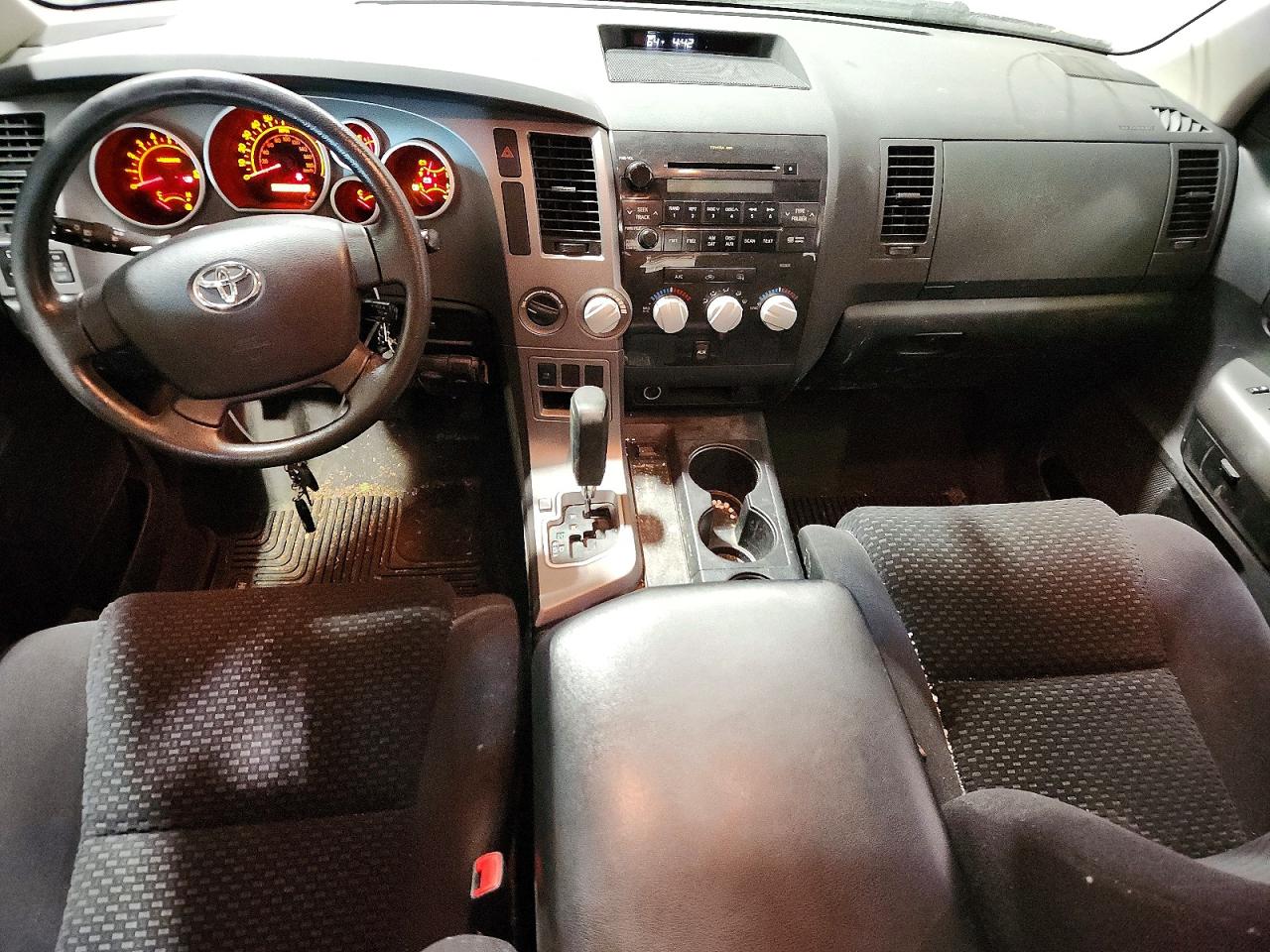 2010 Toyota Tundra Double Cab Sr5 Silver vin: 5TFUM5F11AX015702