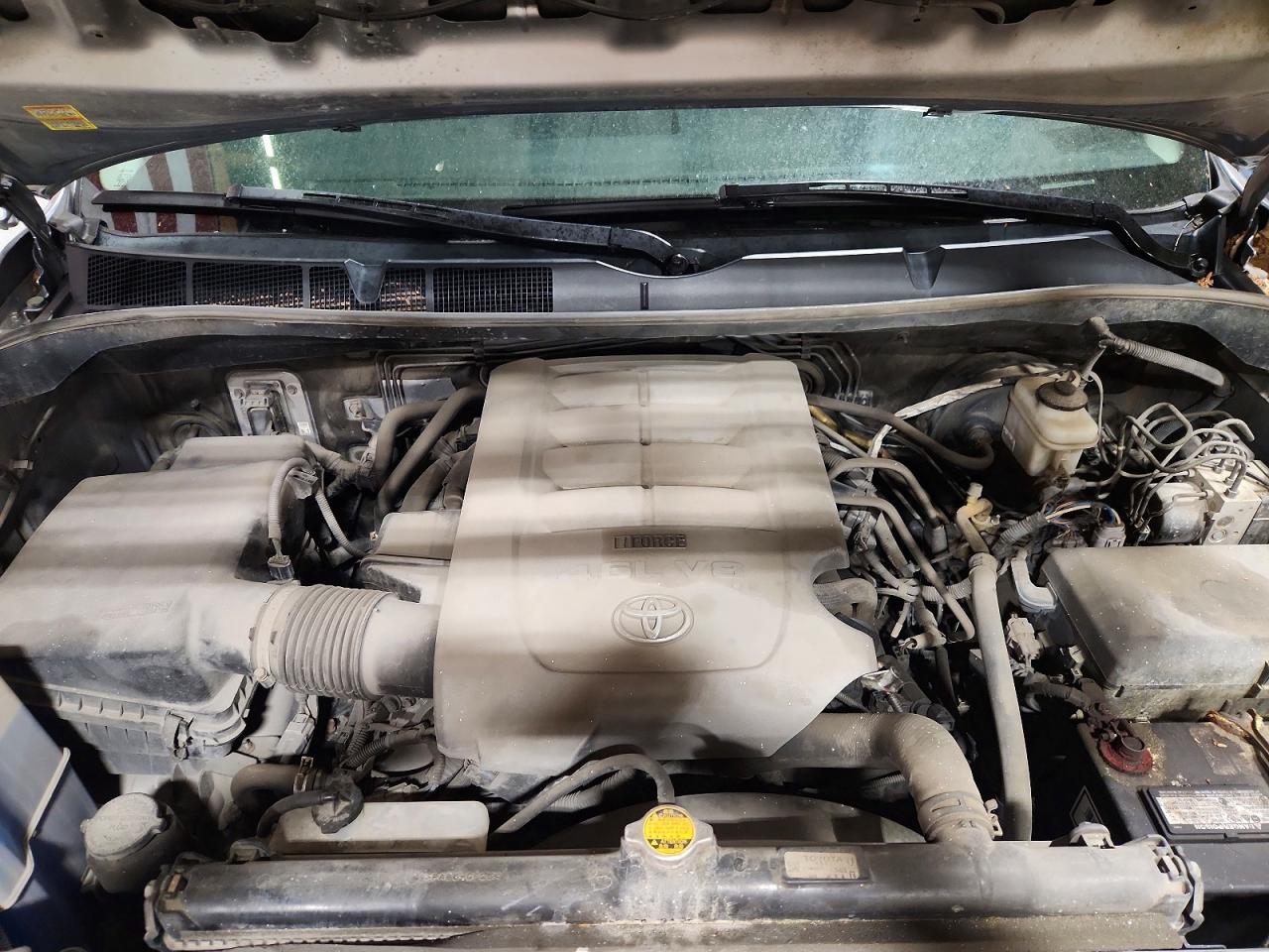 2010 Toyota Tundra Double Cab Sr5 Silver vin: 5TFUM5F11AX015702