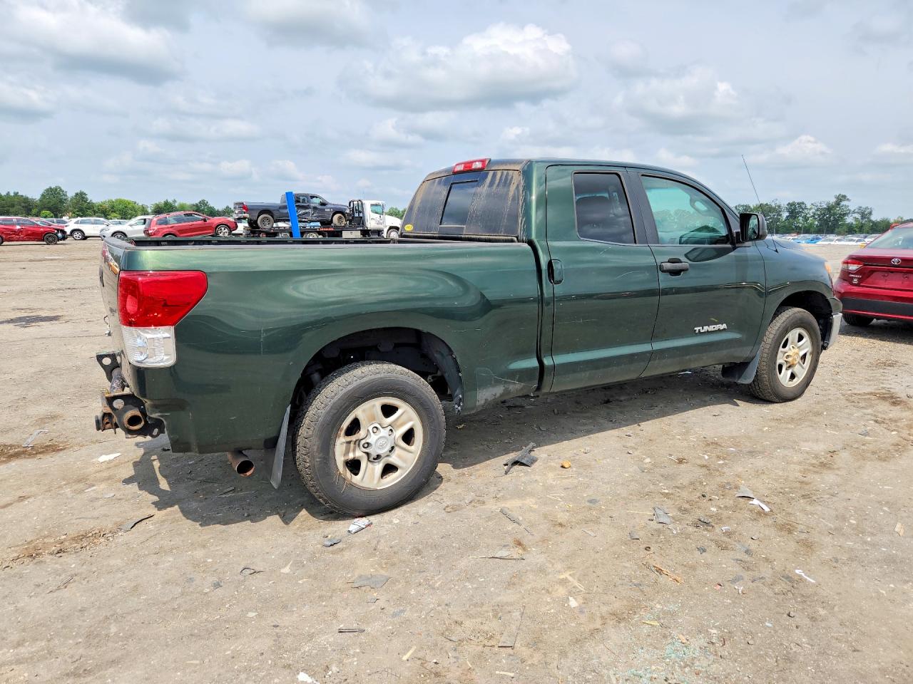 2011 Toyota Tundra Double Cab Sr5 Зеленый vin: 5TFUM5F11BX021341