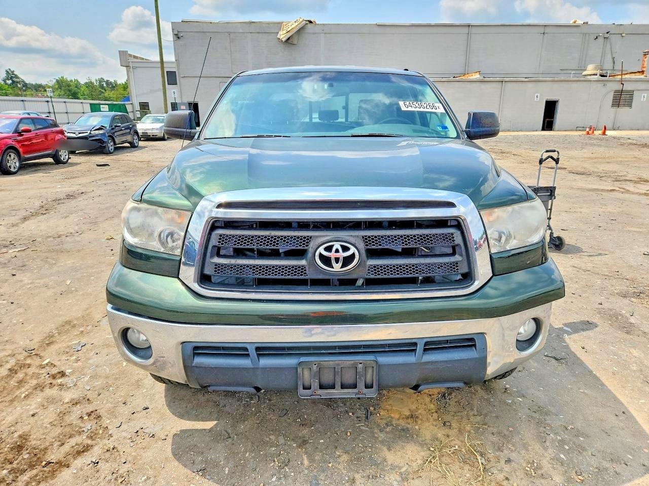 2011 Toyota Tundra Double Cab Sr5 Зеленый vin: 5TFUM5F11BX021341