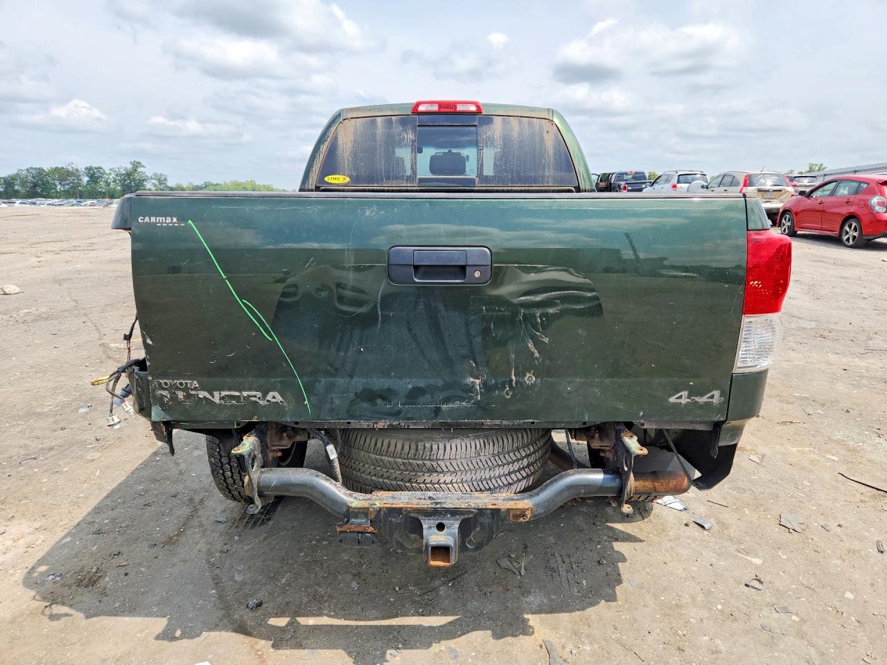 2011 Toyota Tundra Double Cab Sr5 Зеленый vin: 5TFUM5F11BX021341