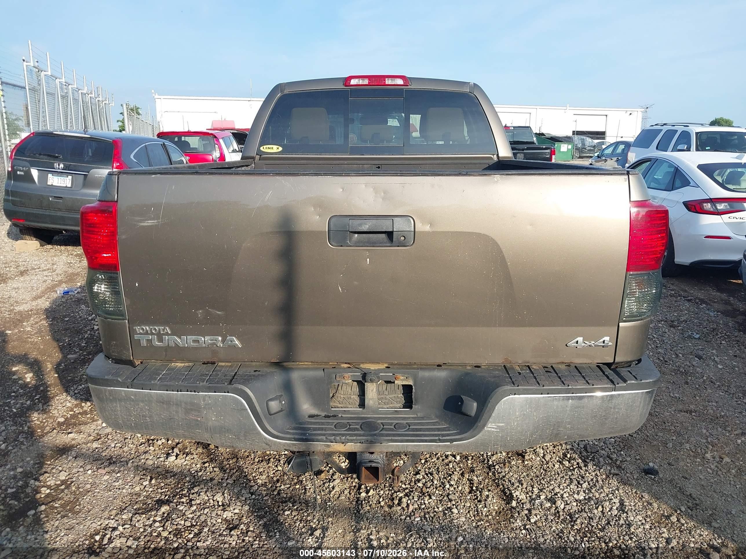 2011 Toyota Tundra Grade 4.6l V8 Gray vin: 5TFUM5F11BX024787