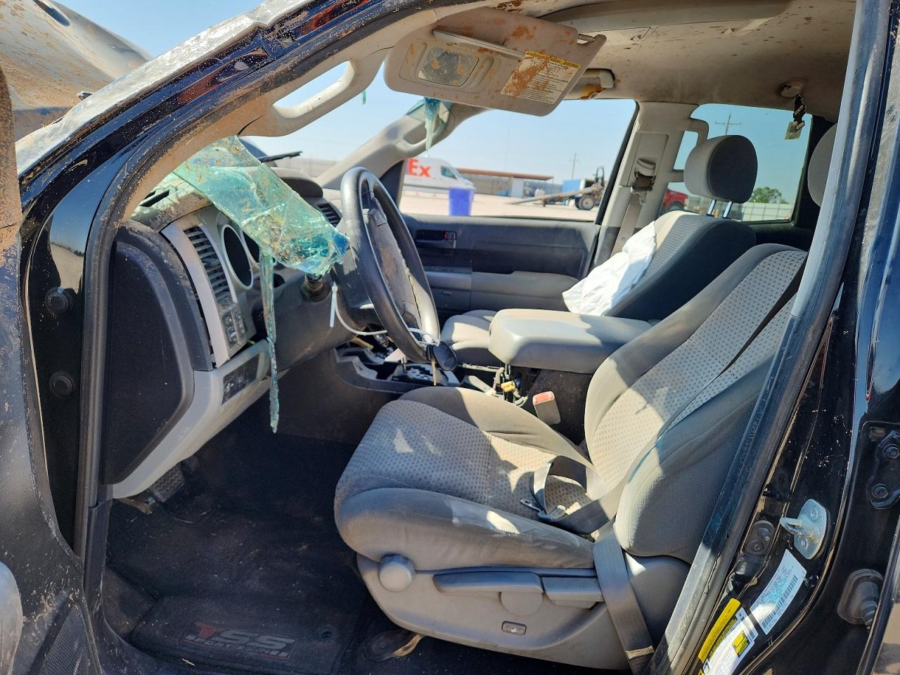 2012 Toyota Tundra Double Cab Sr5 Черный vin: 5TFUM5F11CX028887