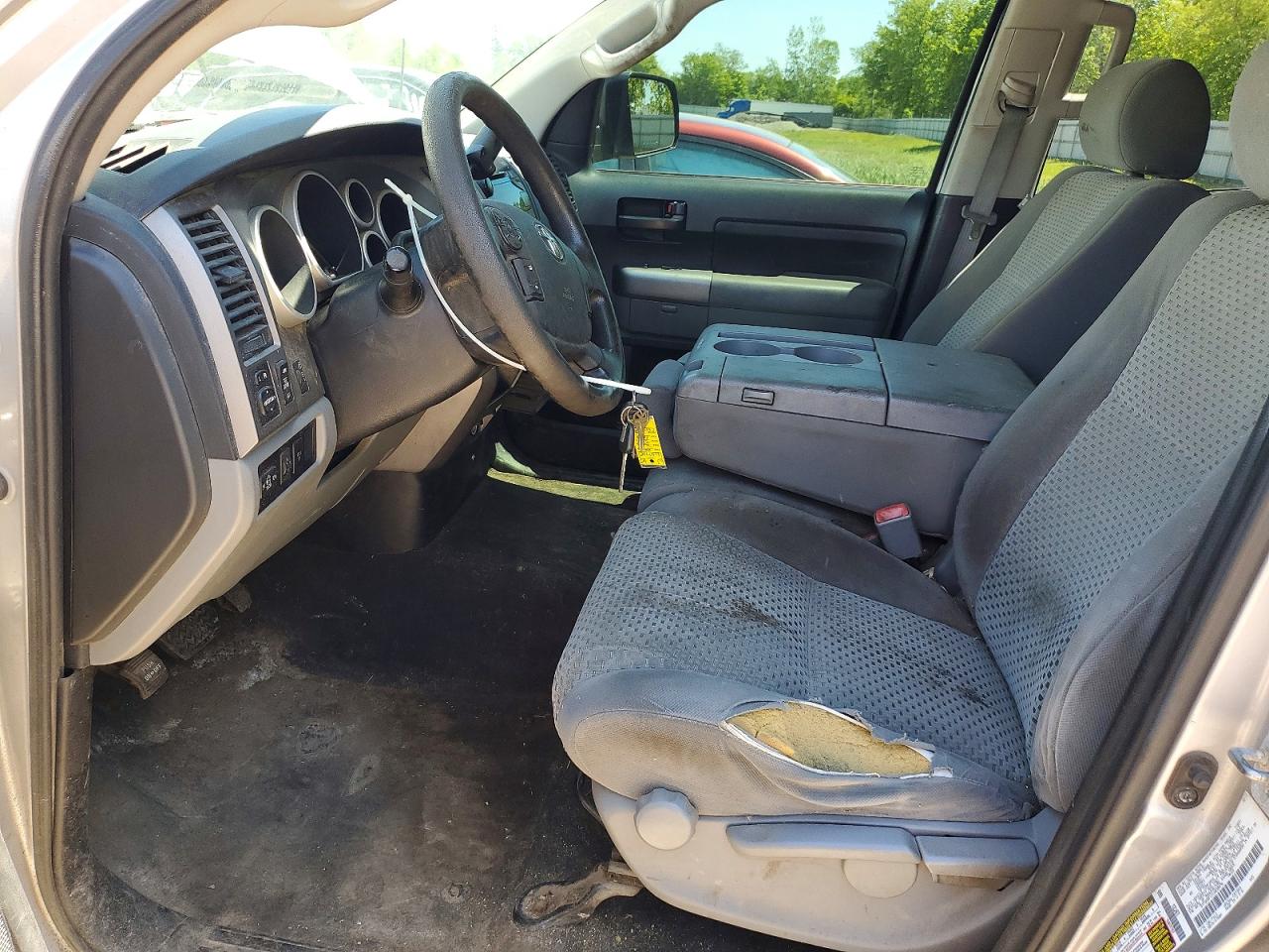 2012 Toyota Tundra Double Cab Sr5 Серебряный vin: 5TFUM5F11CX030476