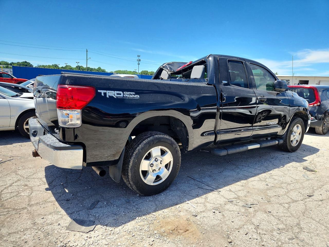 2013 Toyota Tundra Double Cab Sr5 Black vin: 5TFUM5F11DX040698