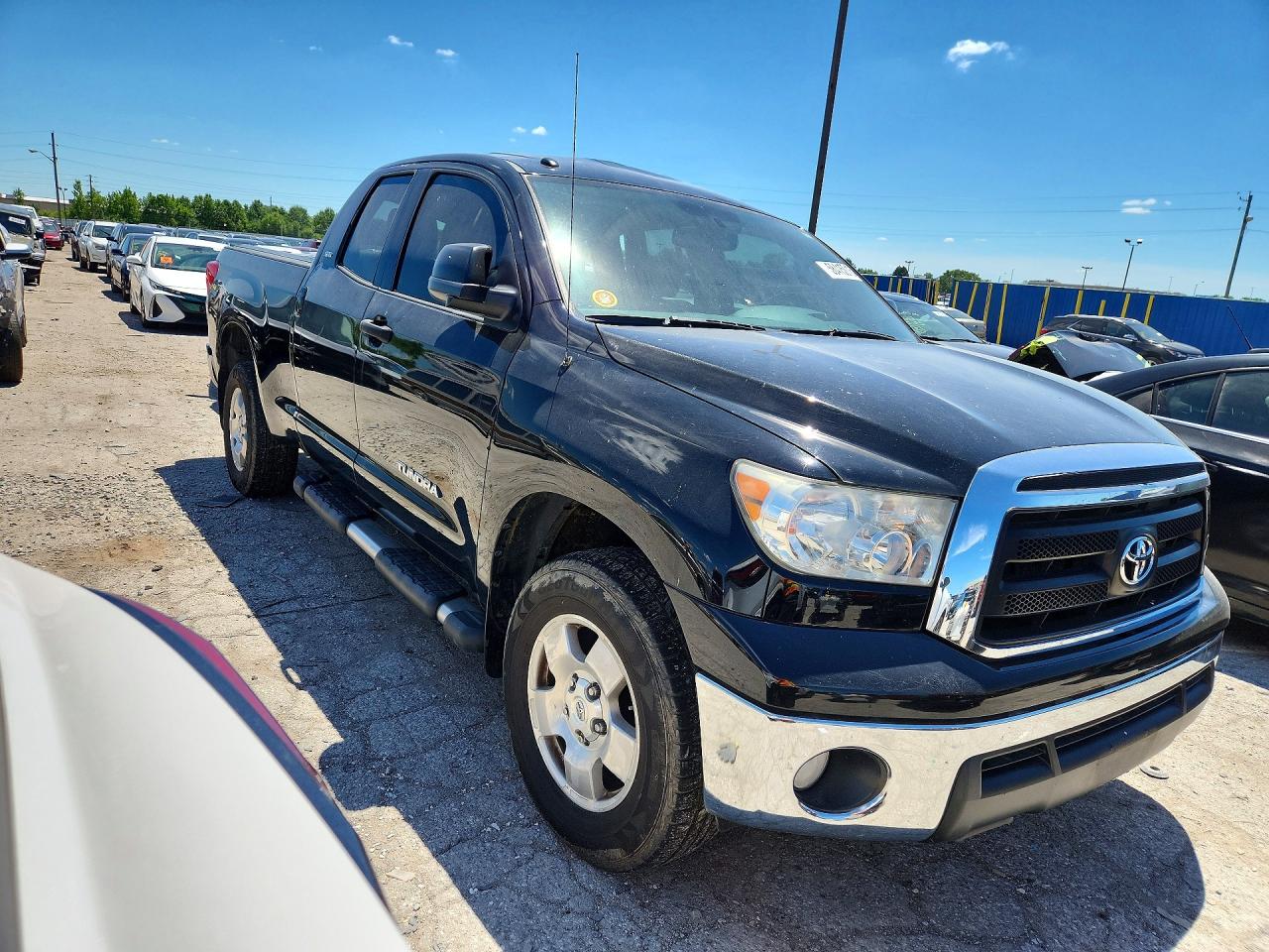 2013 Toyota Tundra Double Cab Sr5 Black vin: 5TFUM5F11DX040698
