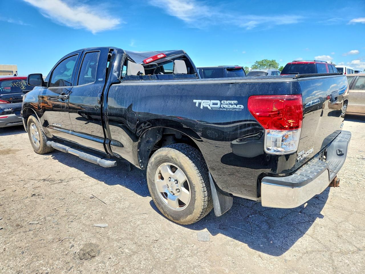 2013 Toyota Tundra Double Cab Sr5 Black vin: 5TFUM5F11DX040698