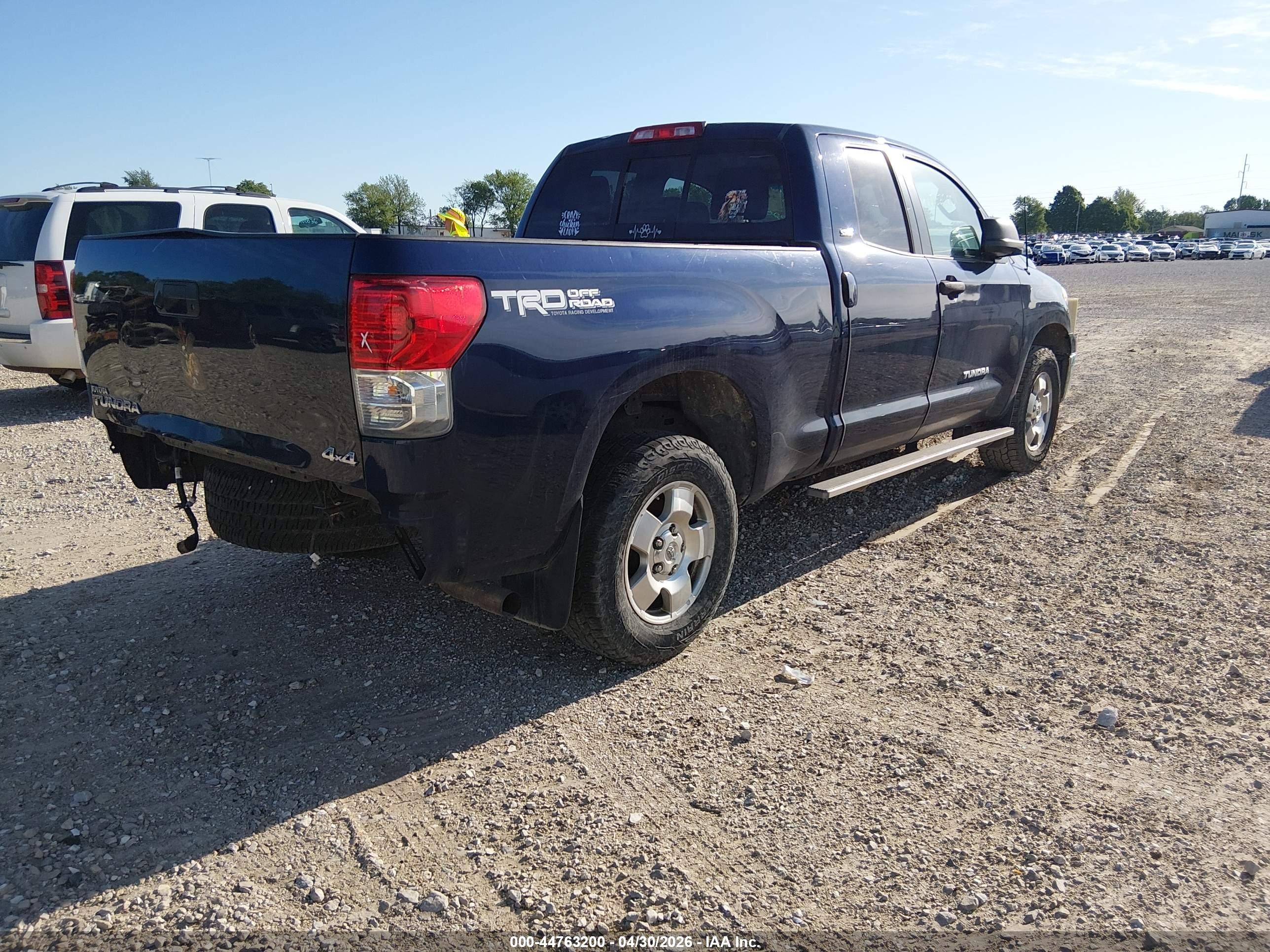 2012 Toyota Tundra Grade 4.6l V8 Blue vin: 5TFUM5F12CX032060