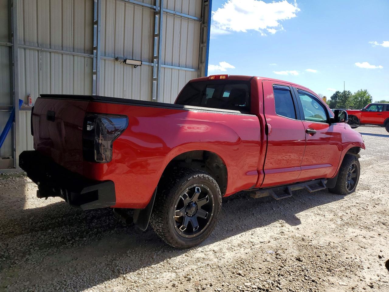 2013 Toyota Tundra Double Cab Sr5 Red vin: 5TFUM5F12DX042430