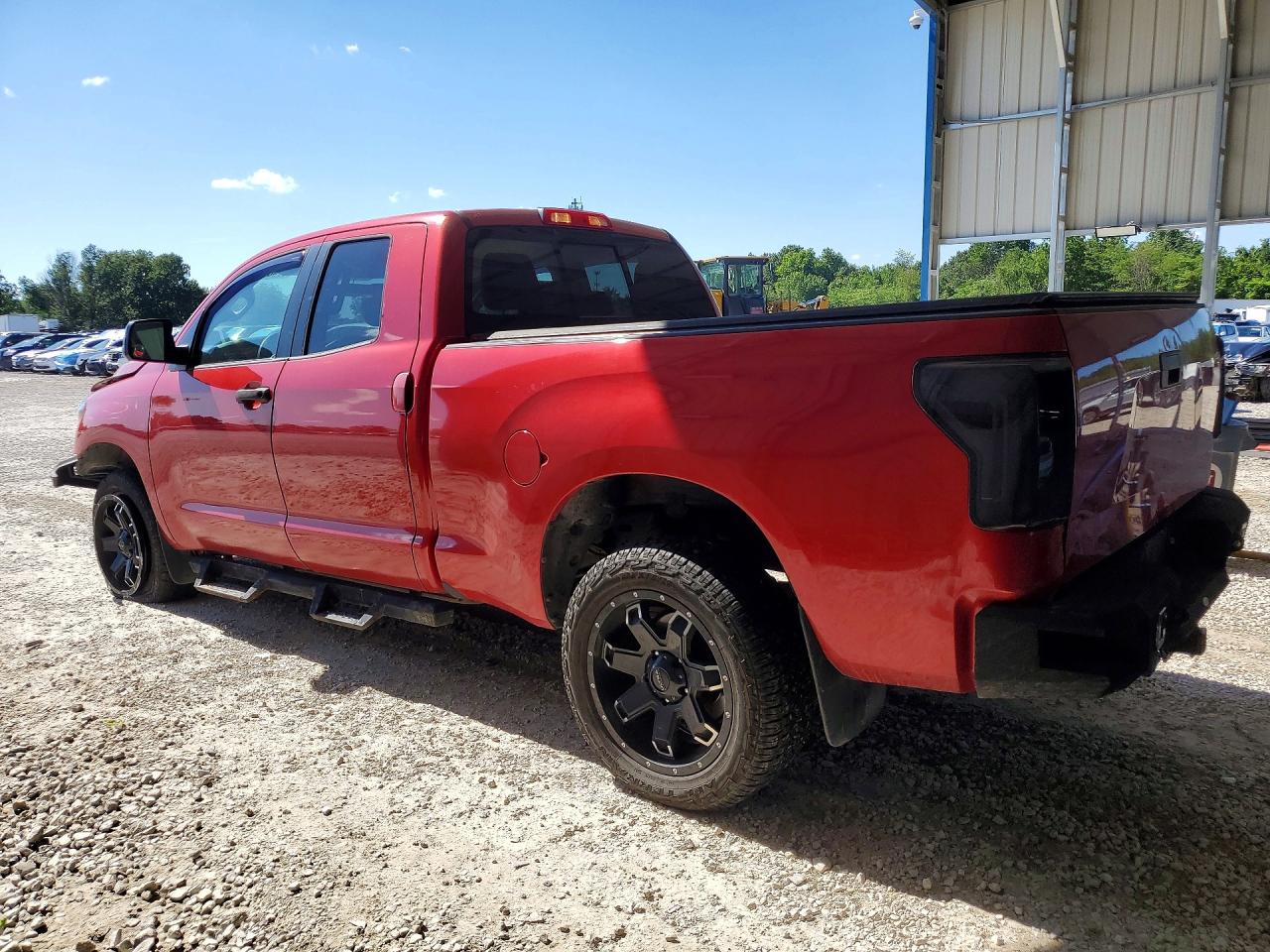 2013 Toyota Tundra Double Cab Sr5 Red vin: 5TFUM5F12DX042430