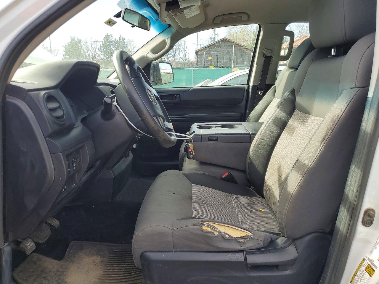 2014 Toyota Tundra Sr Белый vin: 5TFUM5F12EX054952