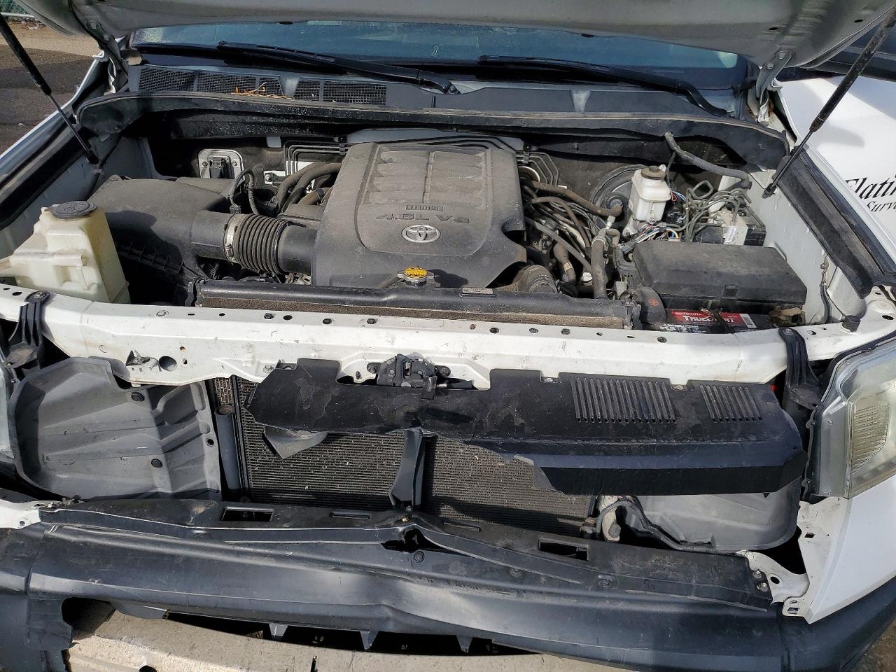 2014 Toyota Tundra Sr Белый vin: 5TFUM5F12EX054952