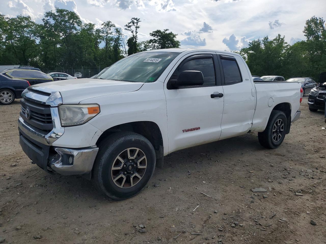 2015 Toyota Tundra Sr5 White vin: 5TFUM5F12FX060428