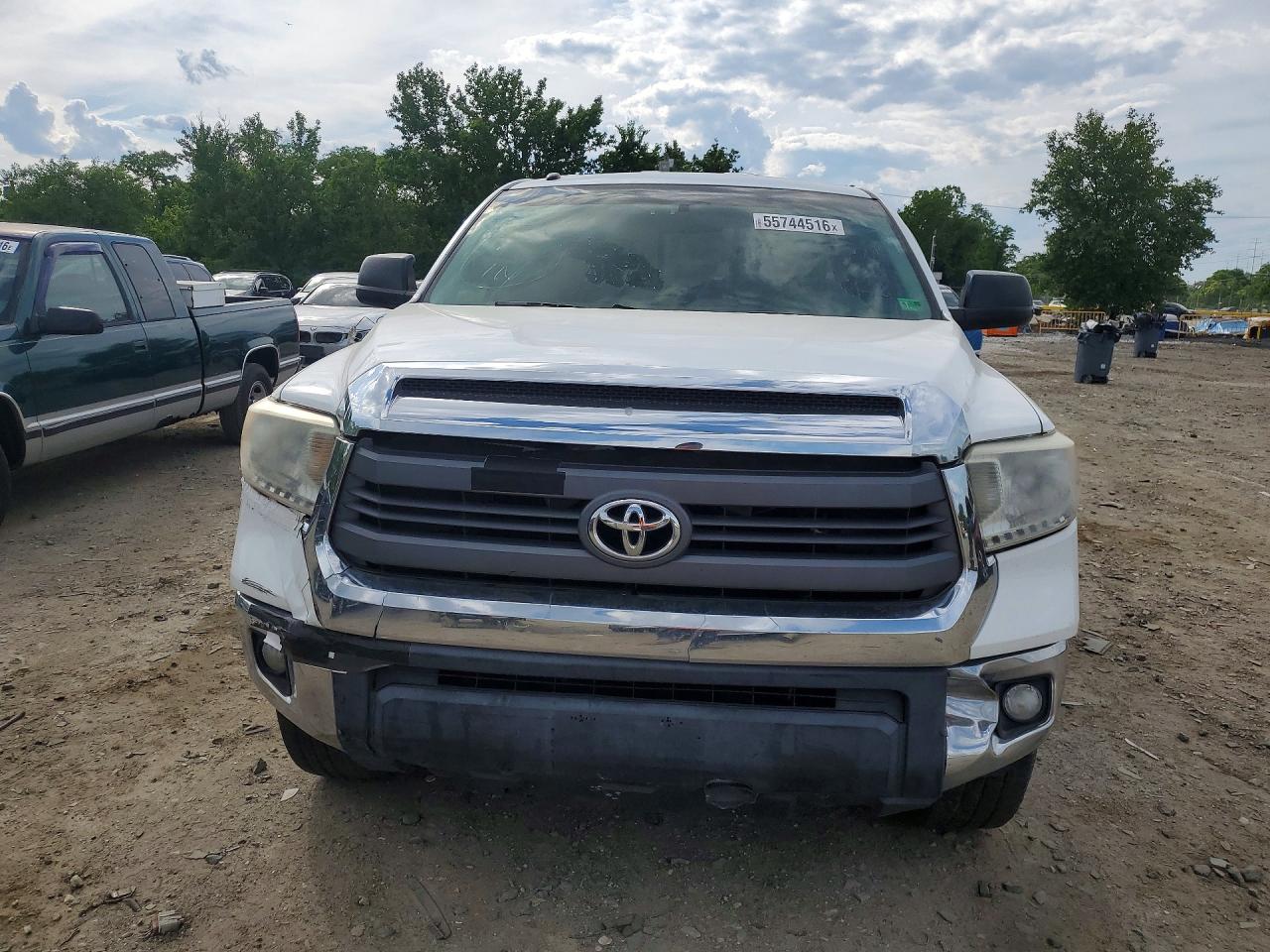 2015 Toyota Tundra Sr5 White vin: 5TFUM5F12FX060428