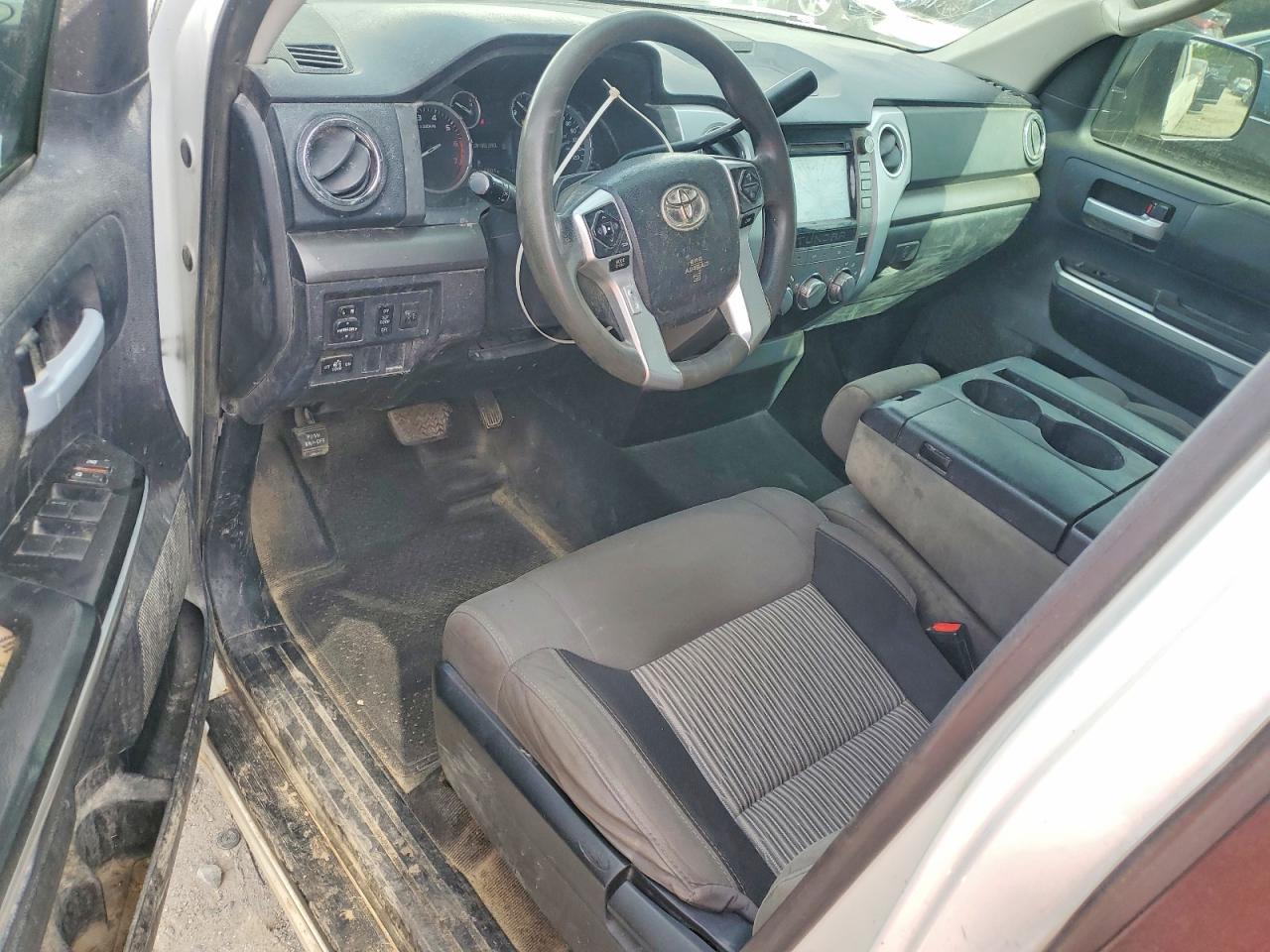 2015 Toyota Tundra Sr5 White vin: 5TFUM5F12FX060428