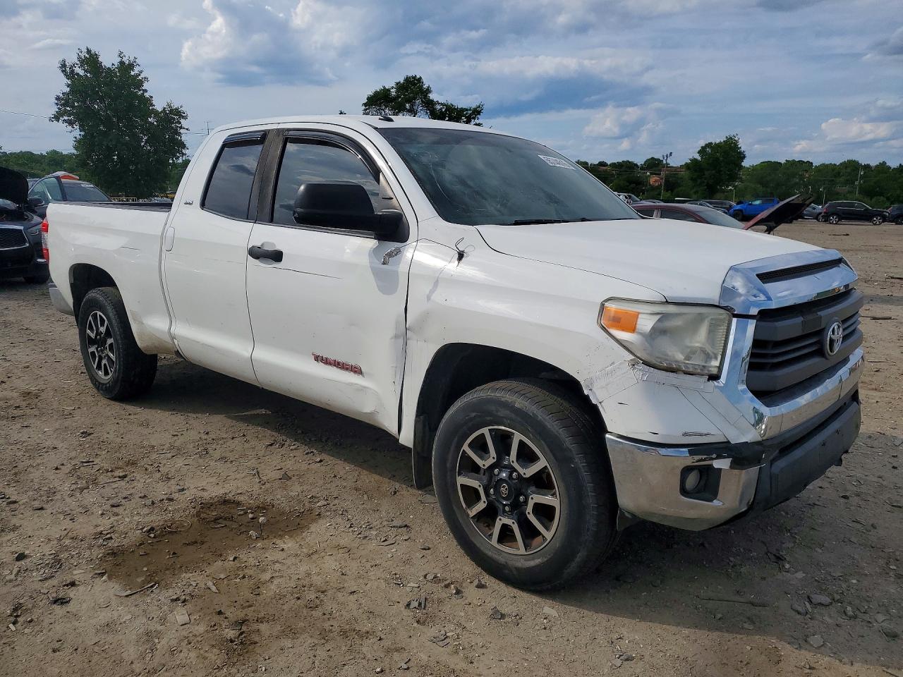 2015 Toyota Tundra Sr5 White vin: 5TFUM5F12FX060428