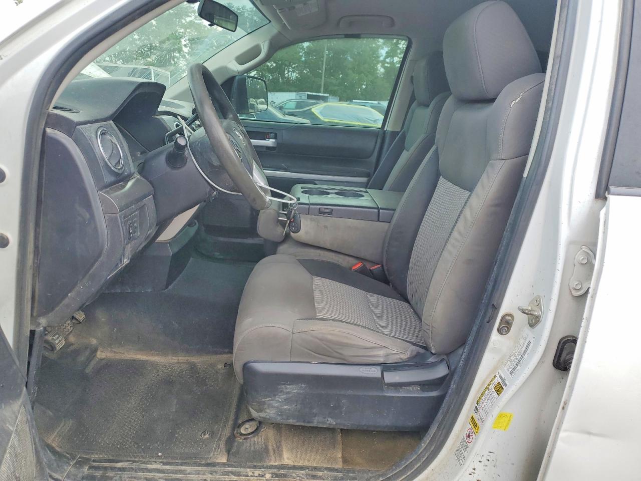 2015 Toyota Tundra Sr5 White vin: 5TFUM5F12FX060428