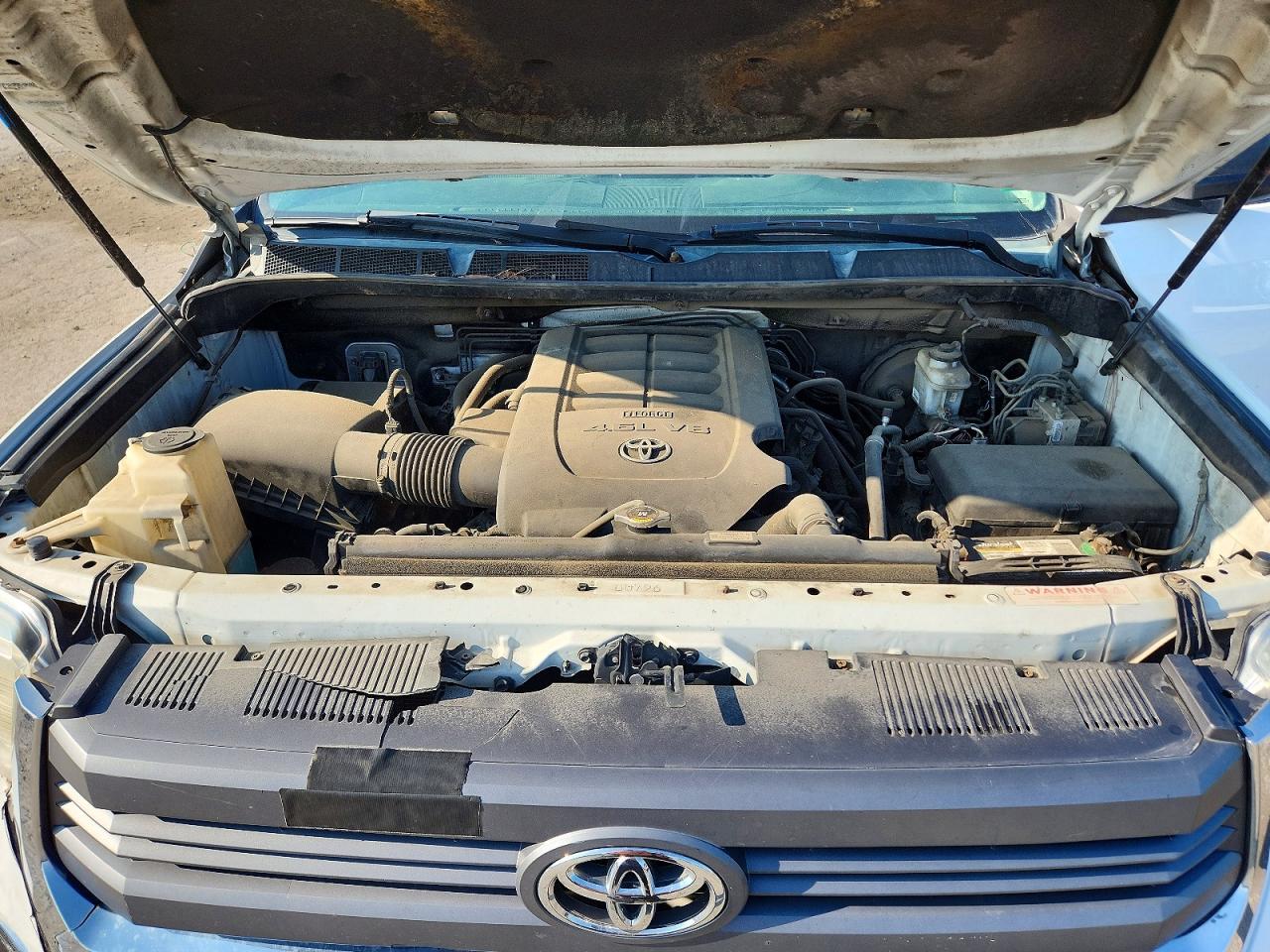 2015 Toyota Tundra Sr5 White vin: 5TFUM5F12FX060428
