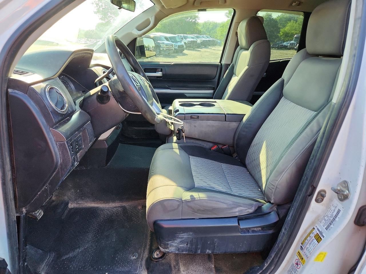 2015 Toyota Tundra Sr5 White vin: 5TFUM5F12FX060428